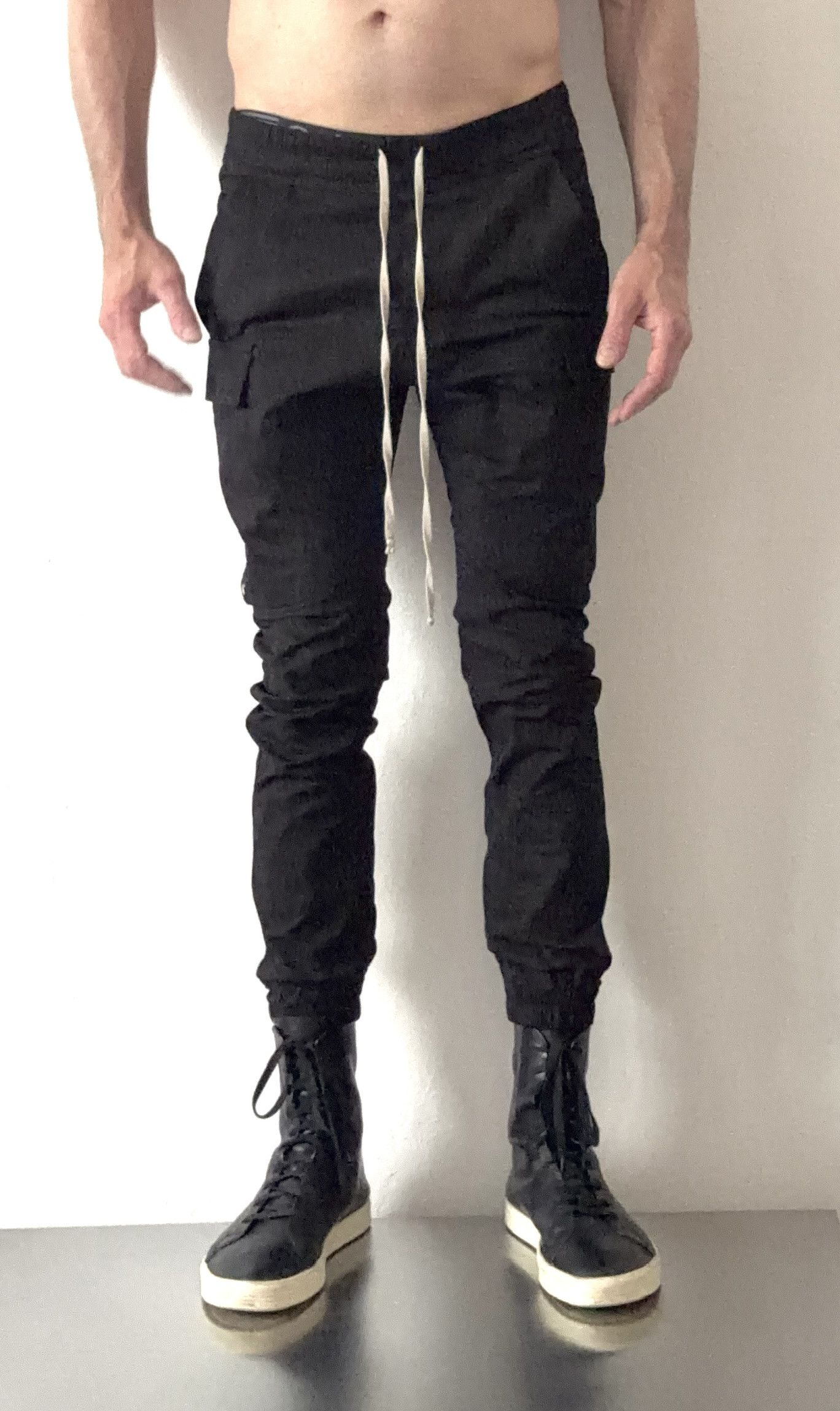 Rick Owens “BABEL SS19” JERSEY CARGO JOGGER - 48 / NEW | Grailed