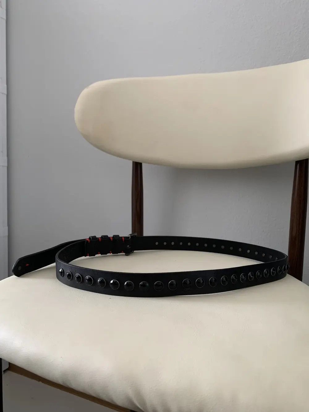 Genuine Leather 2000s Redpepper Studded Lesther Belt Archive Japan Size 32 - 5 Thumbnail