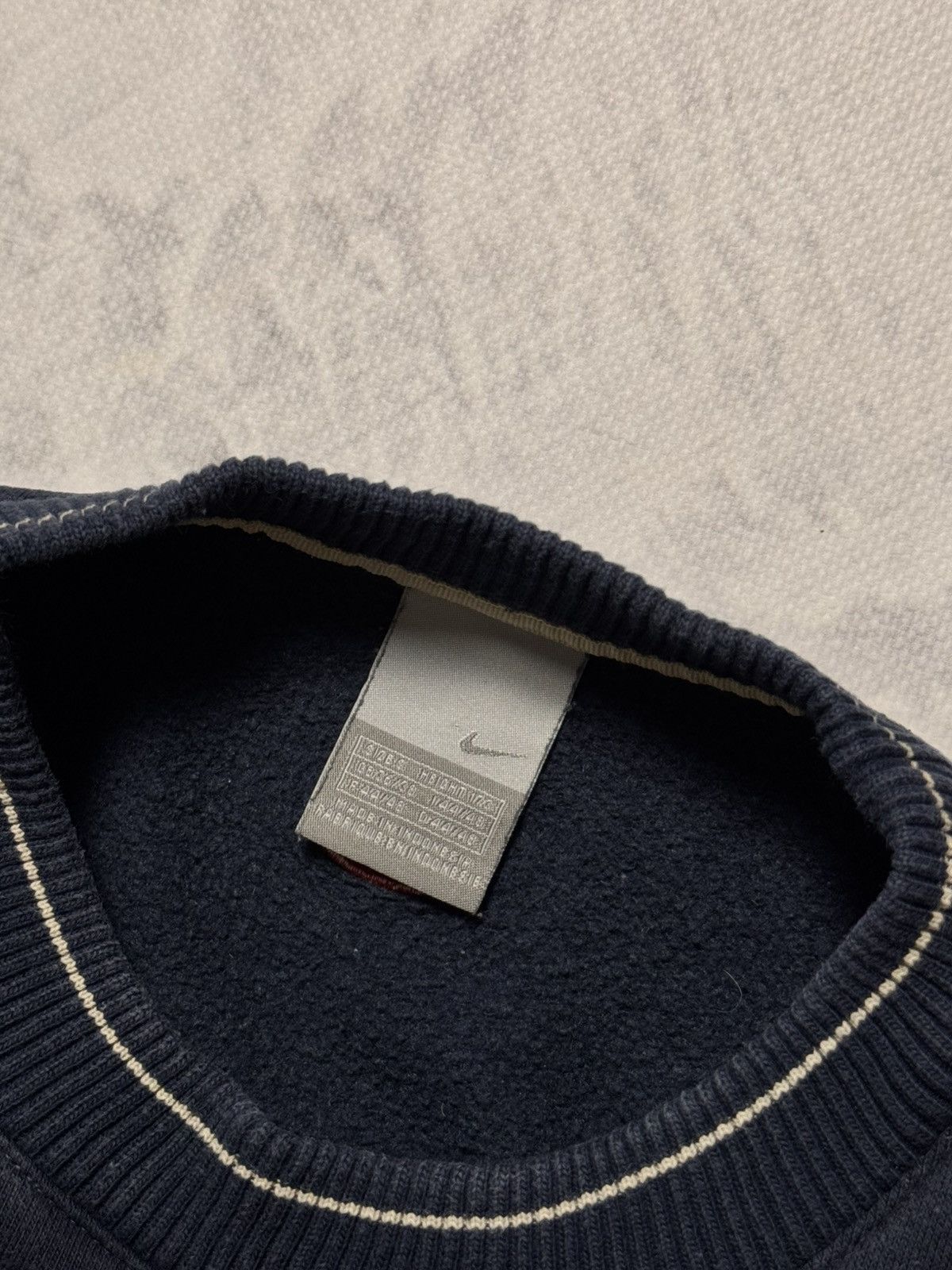 Nike × Vintage 00s Nike Vintage Big Logo Oversize Sweatshirt Y2K Size US S / EU 44-46 / 1 - 5 Thumbnail