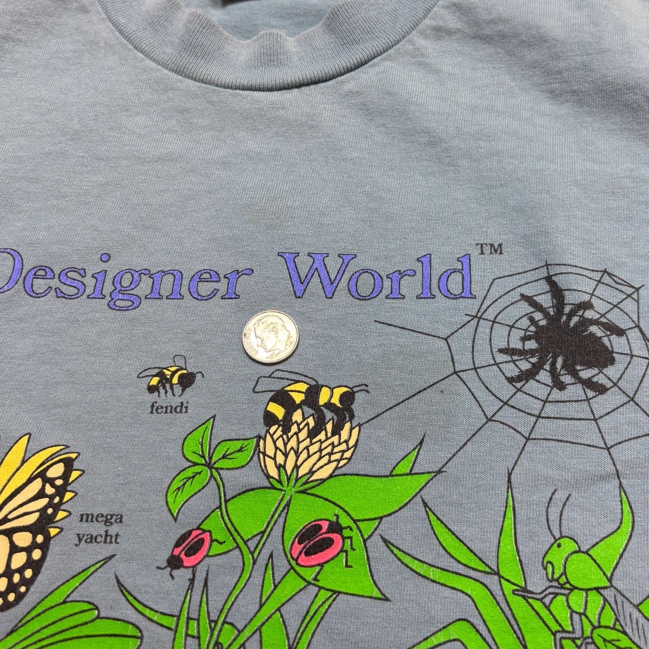 Mega Yacht Mega Yacht Designer World Insect Nature Cropped Shirt Small Size US S / EU 44-46 / 1 - 8 Thumbnail