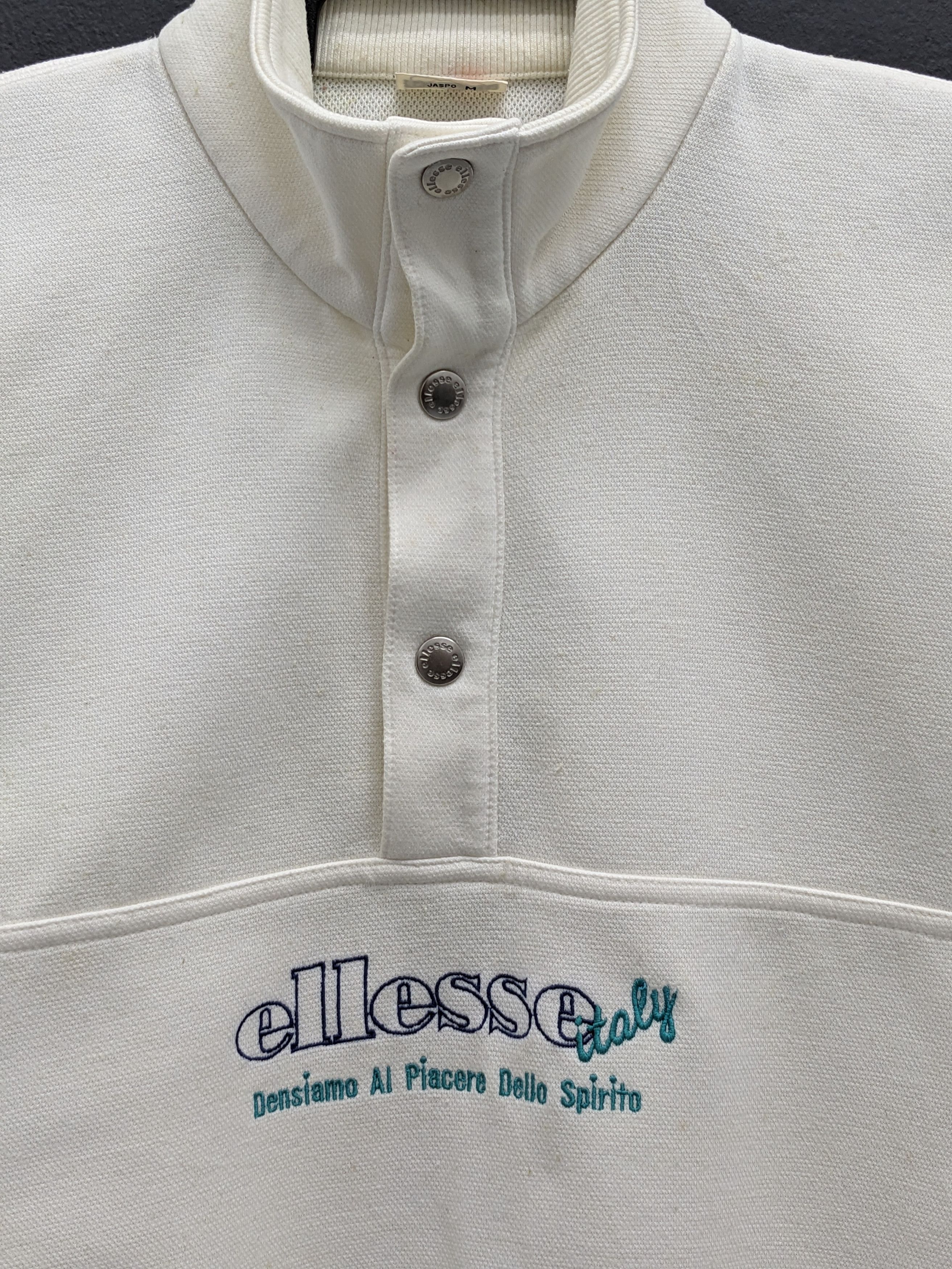 Ellesse Vintage 90s Ellesse Pensiamo Al Piacere Dello Spirito Size US M / EU 48-50 / 2 - 3 Thumbnail