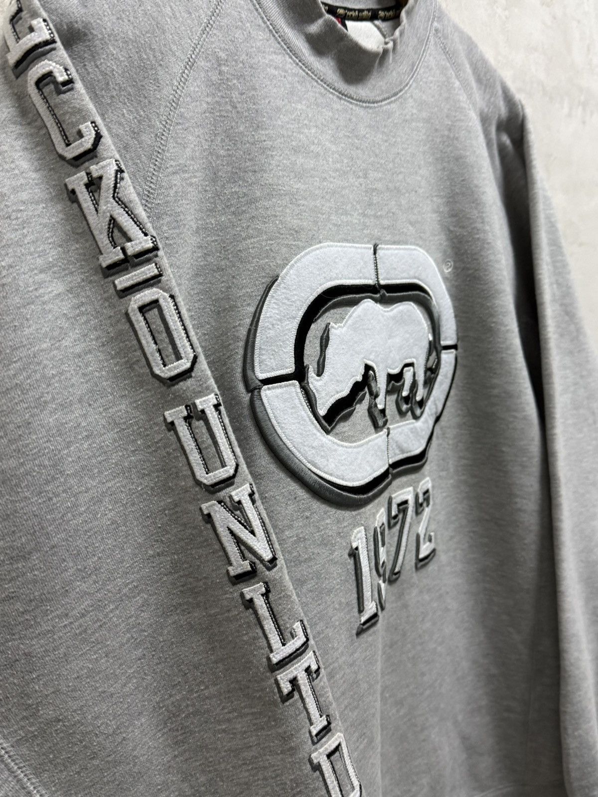 Ecko Unltd. 2000s Ecko Unlimited Embroidered Spellout Sweatshirt Size US L / EU 52-54 / 3 - 4 Thumbnail