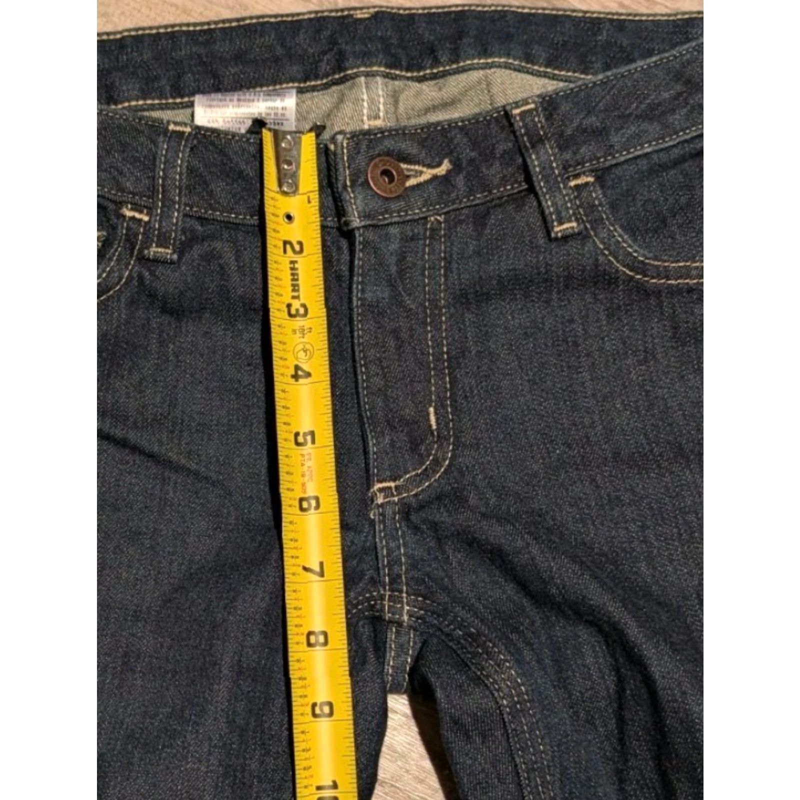 Carhartt Carhartt Jeans Dark Blue Straight Fit Stretch Denim Women’s 2X32 WB052 DKN EUC Size 26" / US 2 / IT 38 - 7 Thumbnail