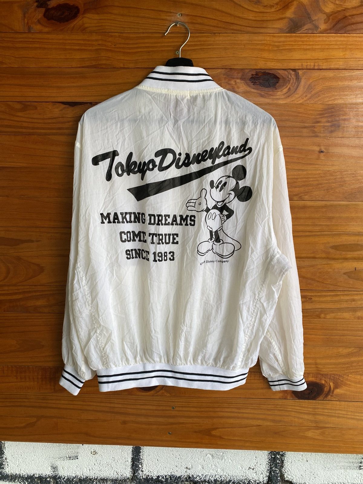 Disney Tokyo Disneyland Vintage Zip Jacket Mickey Mouse Print Size US L / EU 52-54 / 3 - 3 Thumbnail