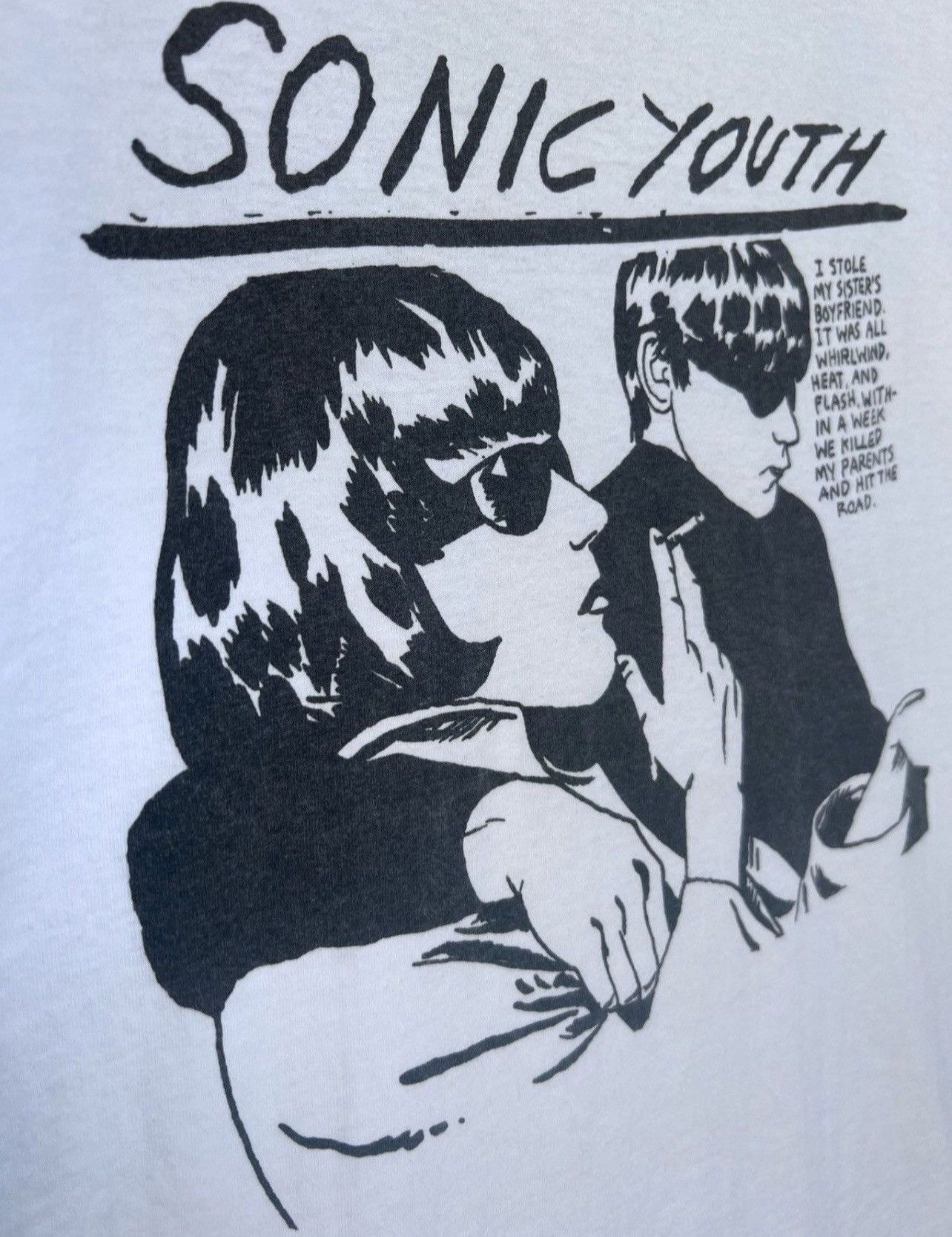 Band Tees Vintage Y2K Sonic Youth Promo White Band Tees Size US M / EU 48-50 / 2 - 6 Thumbnail