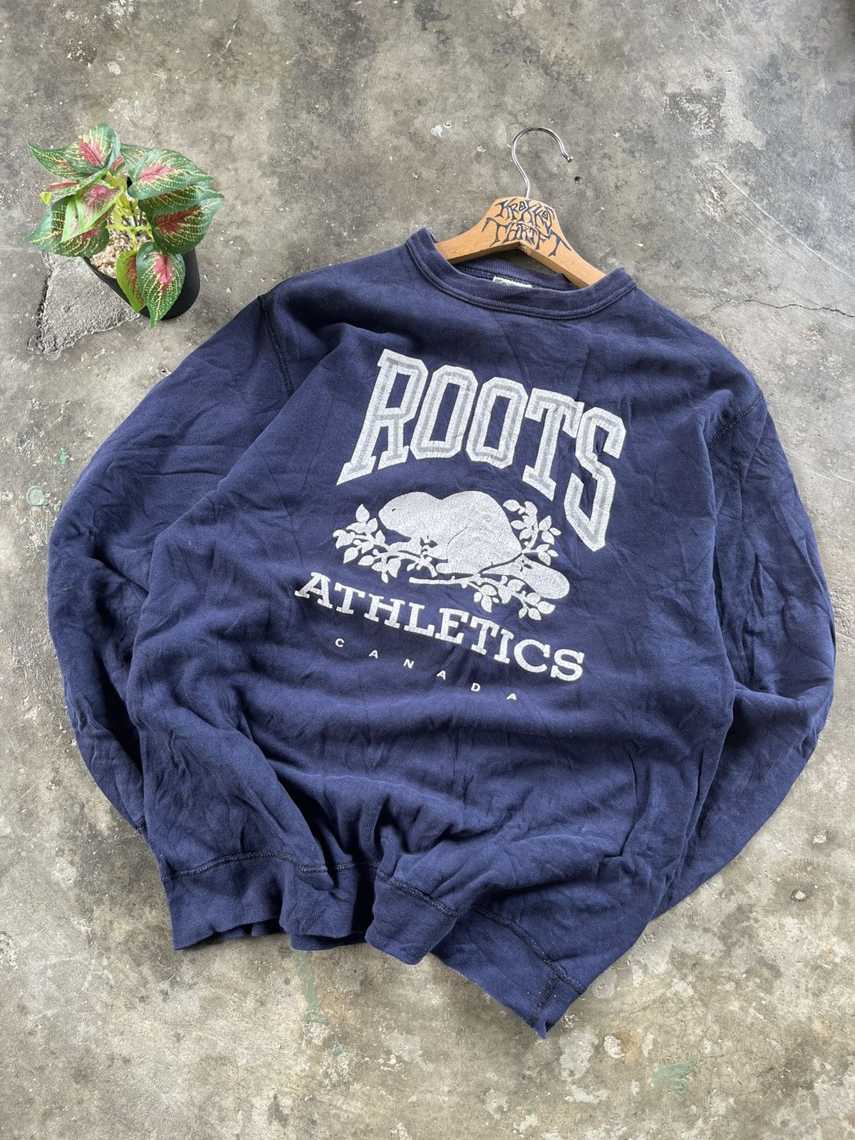 Roots × Vintage ⚡️VINTAGE ROOTS CANADA ATHLETIC SWEETSHIRTS 90s Size US S / EU 44-46 / 1 - 1 Thumbnail