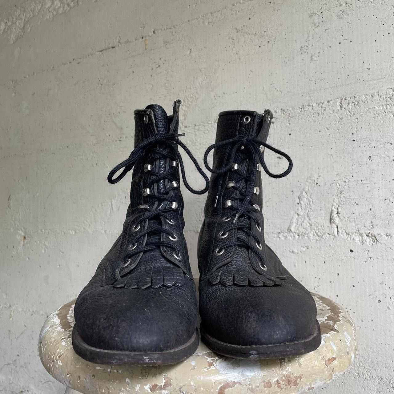 Vintage cool vintage made in mexico leather boots Size US 13 / EU 46 - 3 Thumbnail