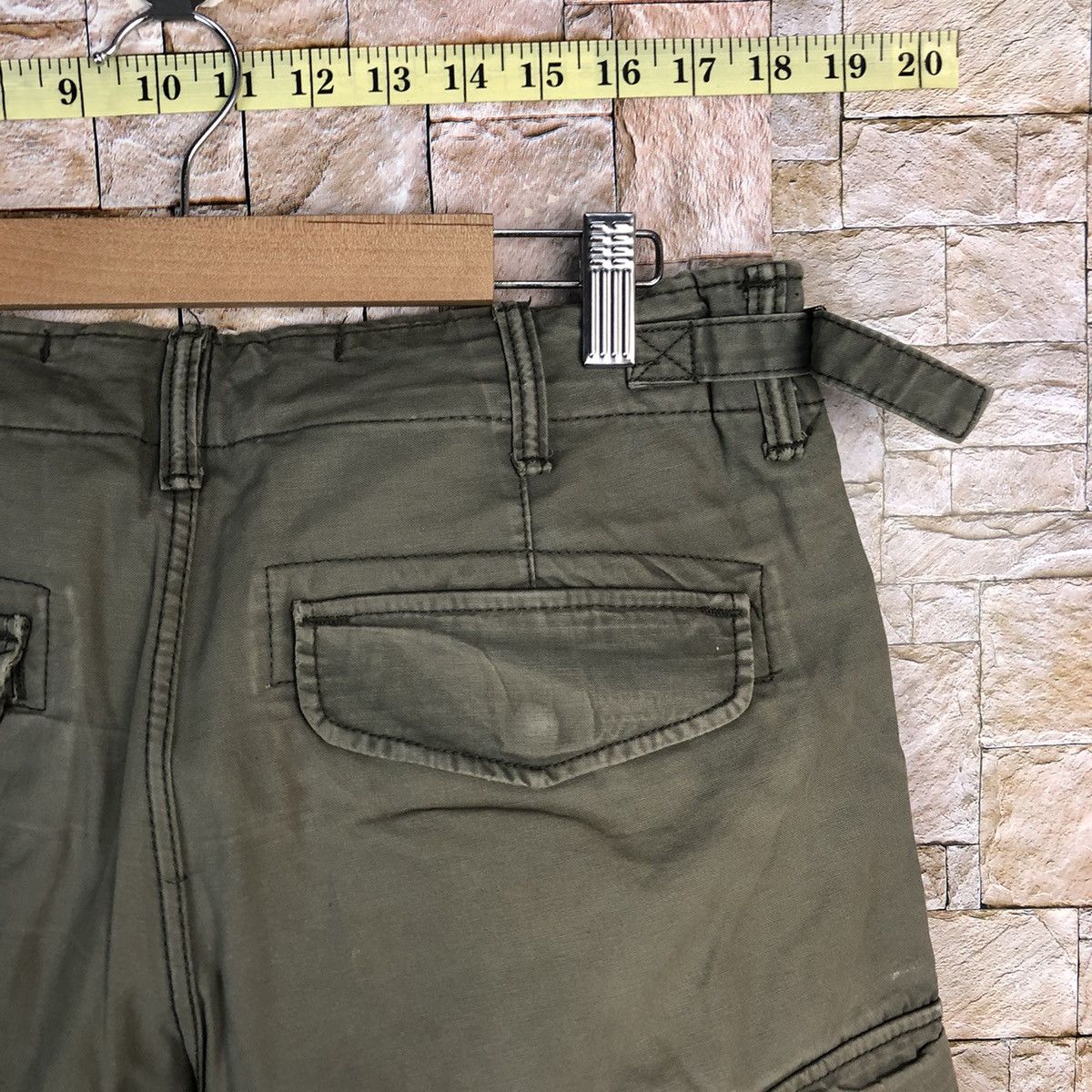 Japanese Brand H&M Green Cargo Multipocket Pants #A601 Size US 29 - 20 Thumbnail