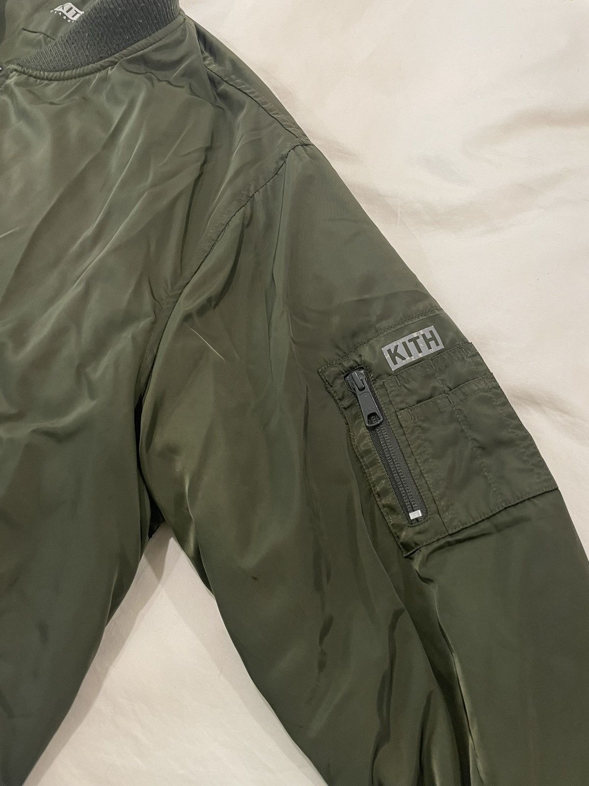Kith Olive Kith Bomber Jacket XL Size US XL / EU 56 / 4 - 6 Thumbnail