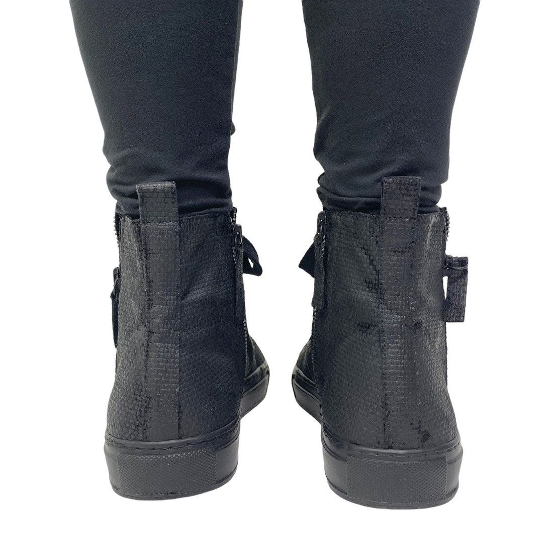 Rundholz rundholz mainline painted textile hi-top double ankle boots Size US 9 / IT 39 - 2 Thumbnail