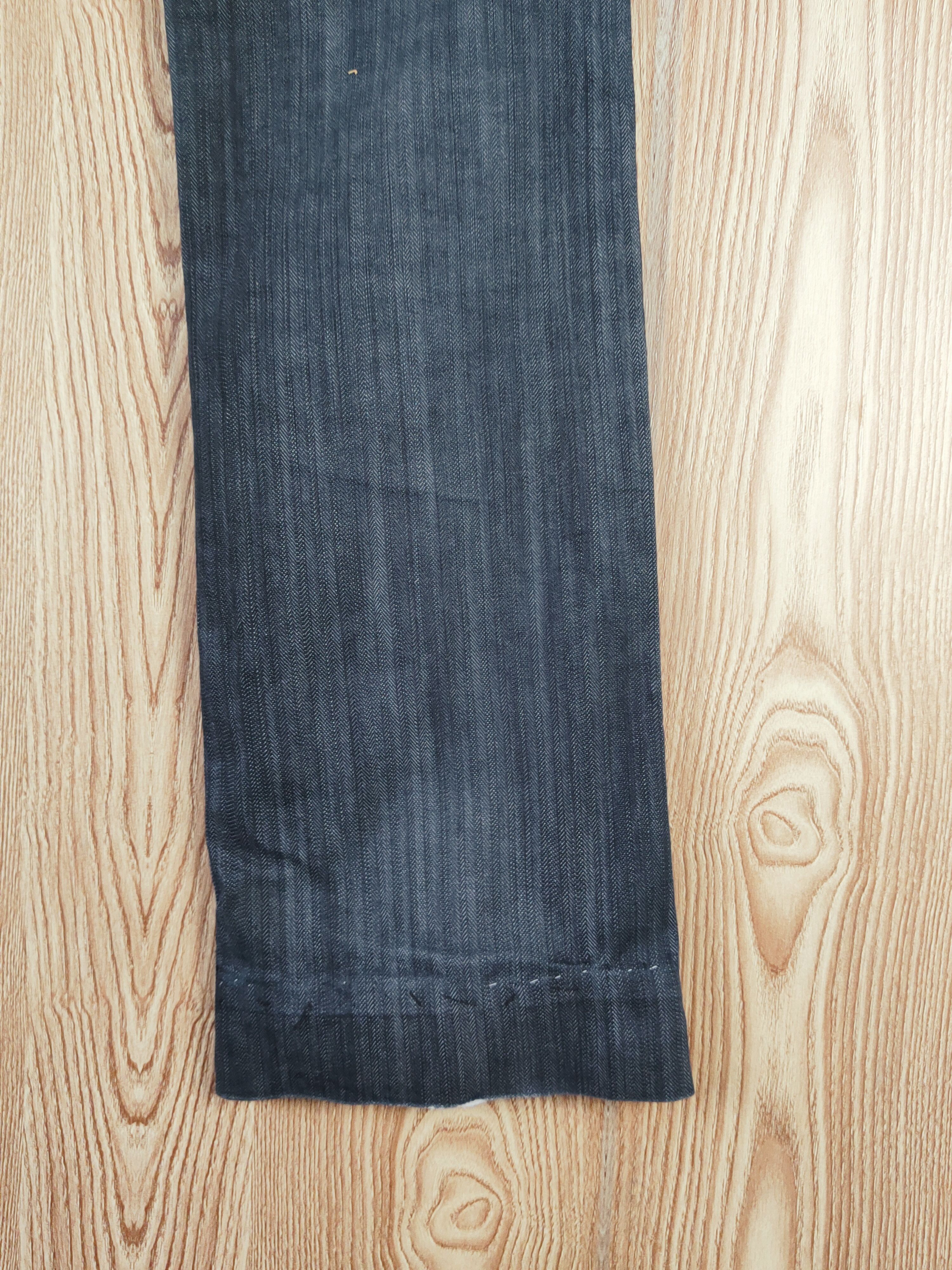 Japanese Brand Male &Co Black Distressed Ripped Jeans#W085 Size US 32 / EU 48 - 13 Thumbnail