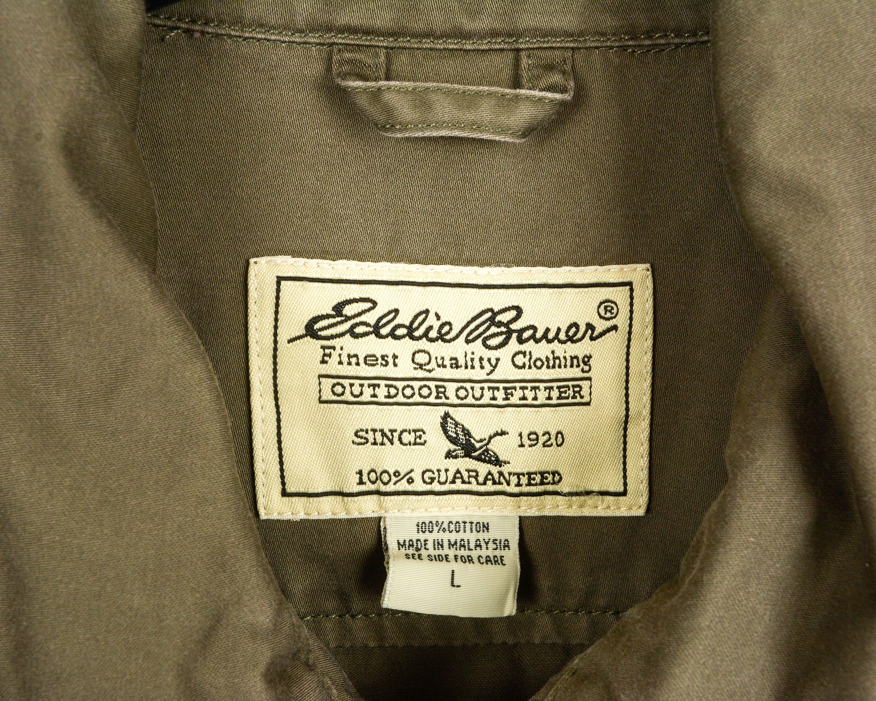 Eddie Bauer Jacket Women L Farmer Coat Brown Wild Ladies Cotton Workwear Size L / US 10 / IT 46 - 4 Thumbnail