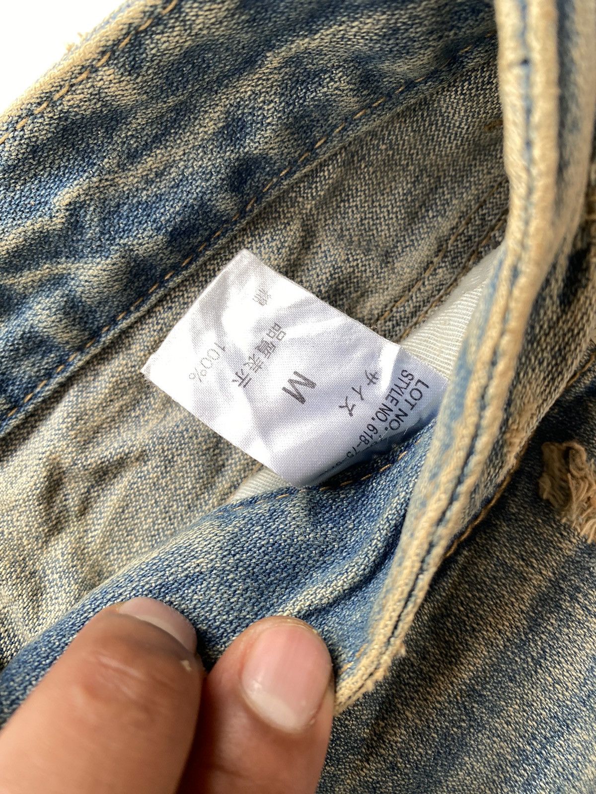 Japanese Brand × Vintage Vintage Distressed Denim Colza Japan Size US 29 - 7 Thumbnail