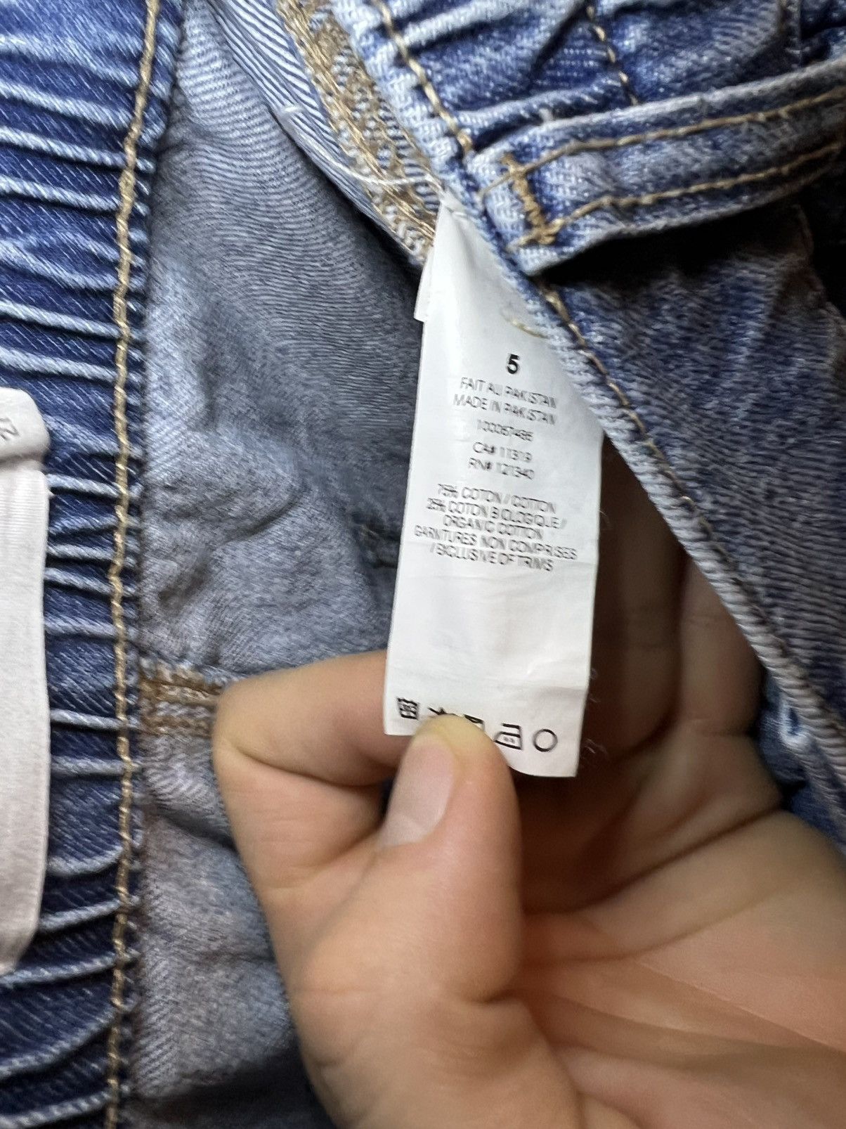Garage Garage baggy wide leg flared blue jeans Size 27" / US 4 / IT 40 - 11 Thumbnail