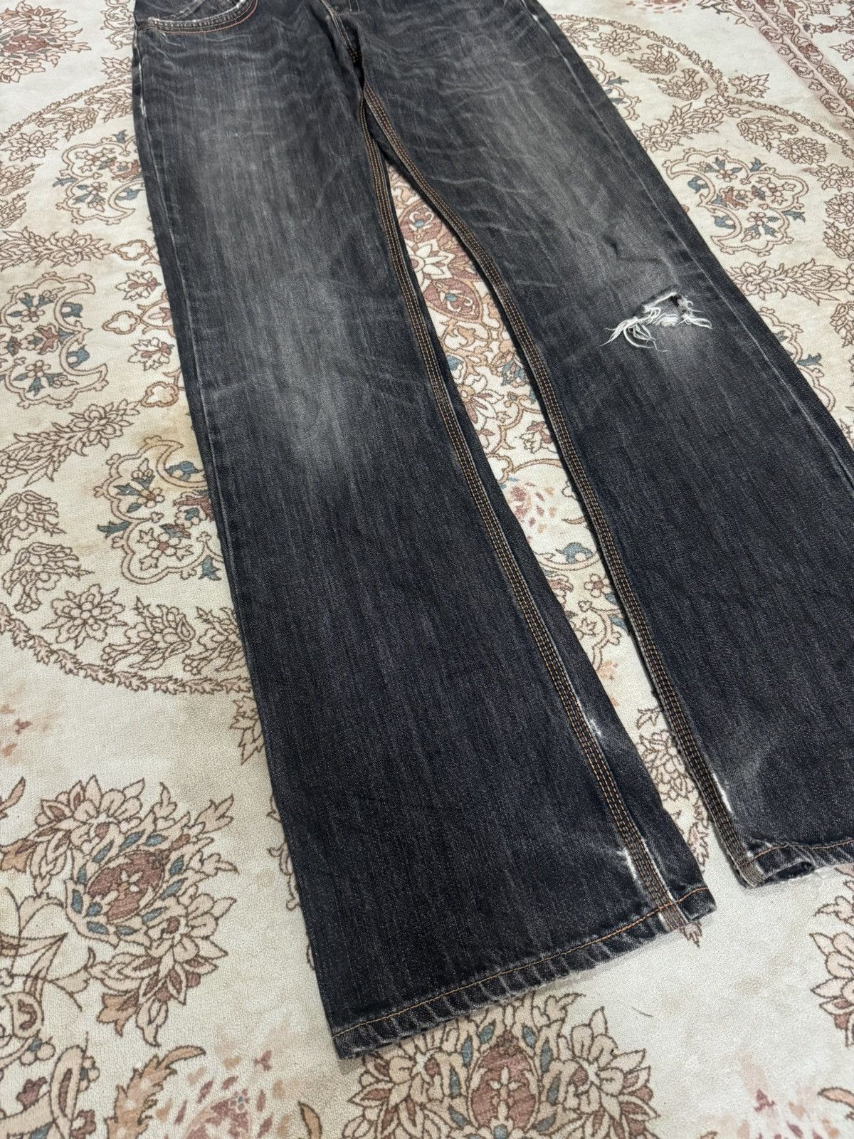 Edwin Vintage Edwin XV Distressed Flared Jeans Size US 31 - 2 Thumbnail