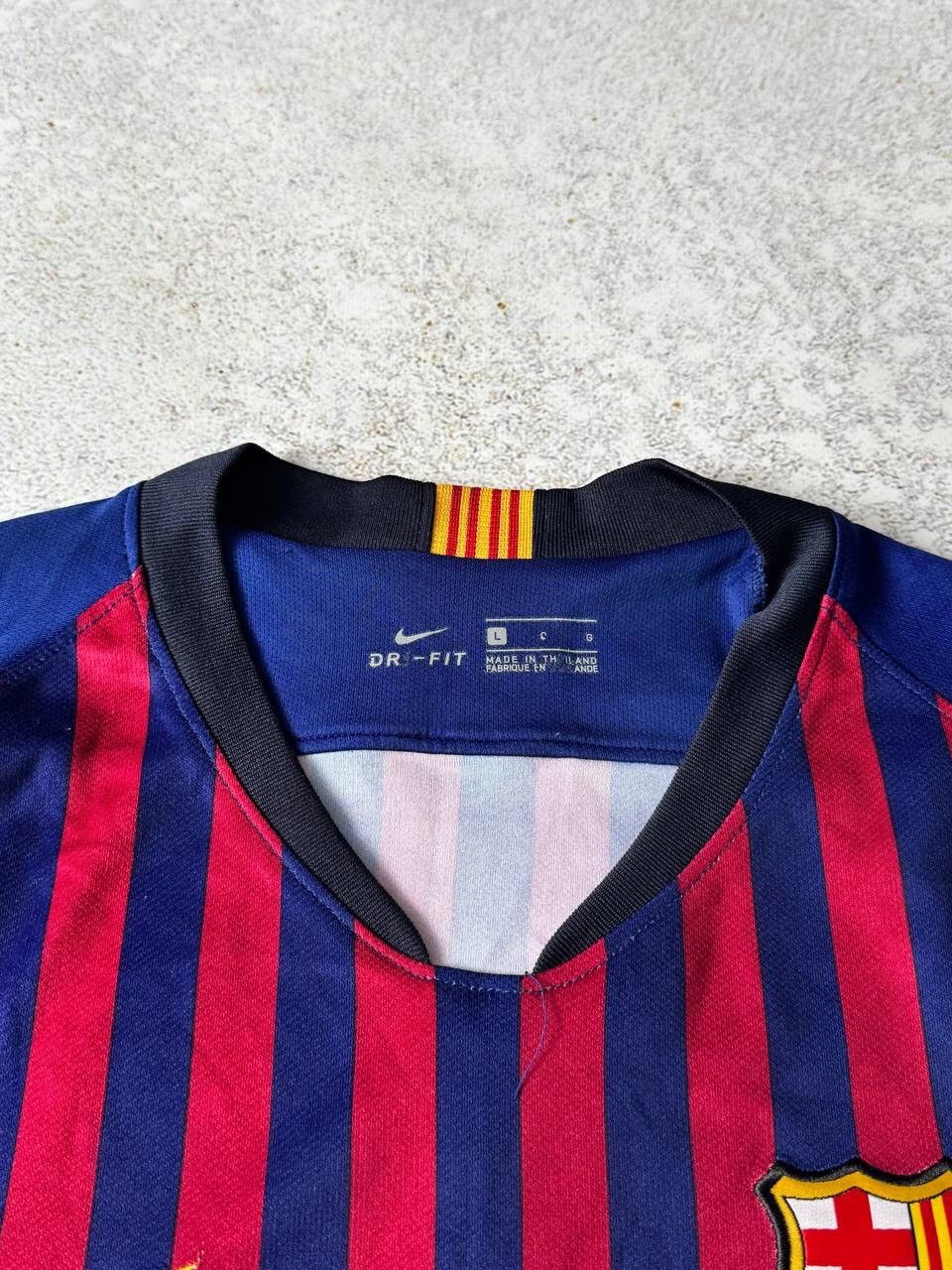 Nike Vintage Nike F.C Barcelona Messi #10 Soccer Jersey T-shirt Size US L / EU 52-54 / 3 - 4 Thumbnail