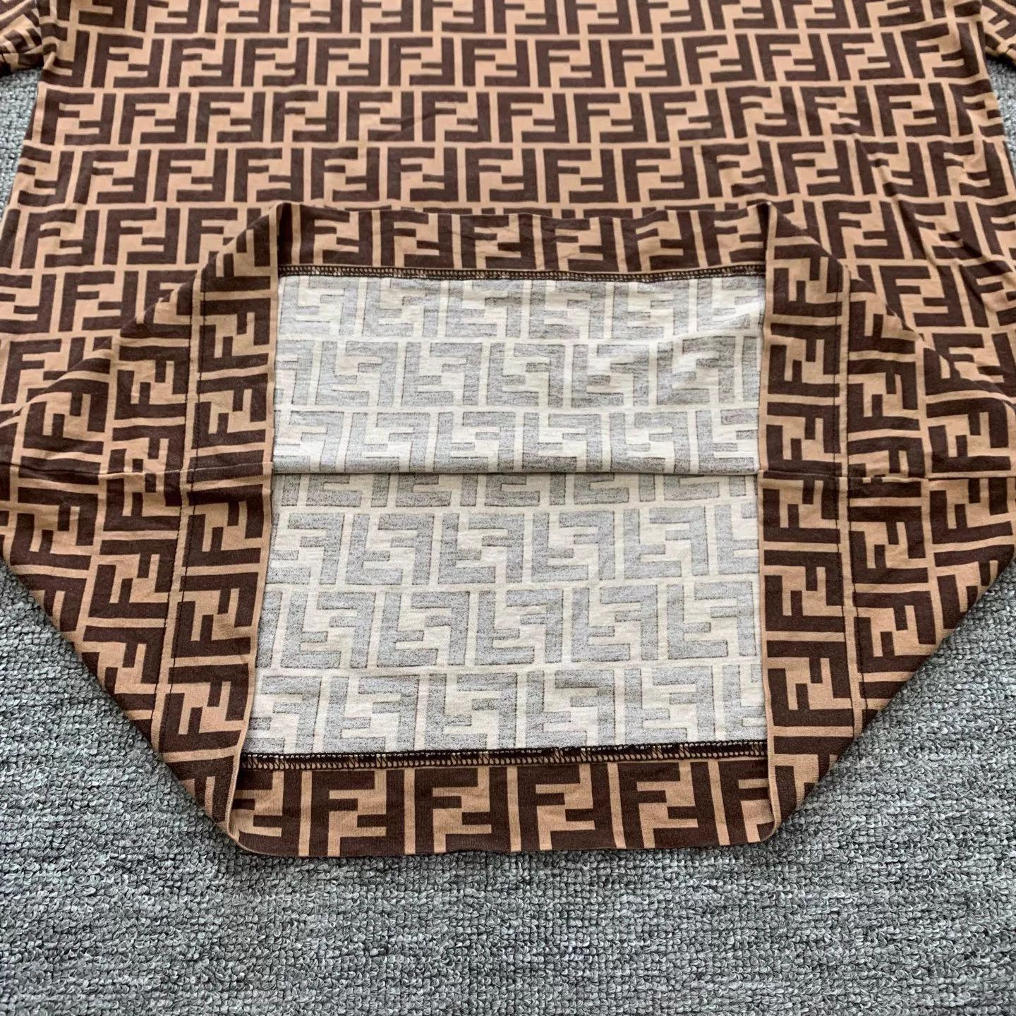Fendi Fendi FF Monogram Brown Short Sleeve T-Shirt S 95 New Size US S / EU 44-46 / 1 - 7 Thumbnail
