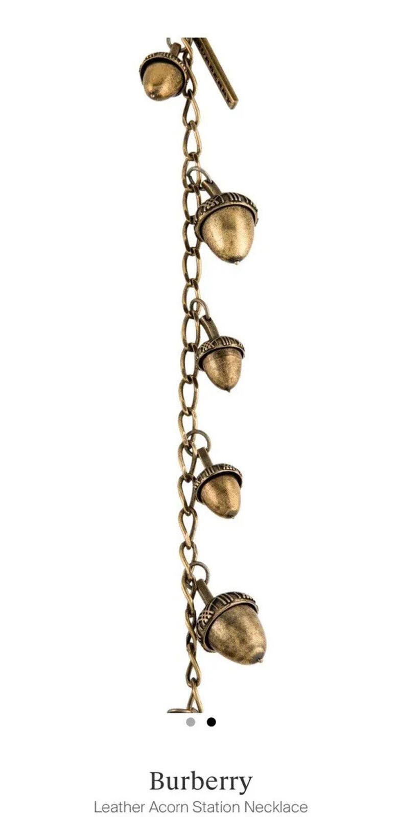 Burberry Burberry Long Acorn Necklace RARE Gorgeous London UK Size ONE SIZE - 2 Thumbnail