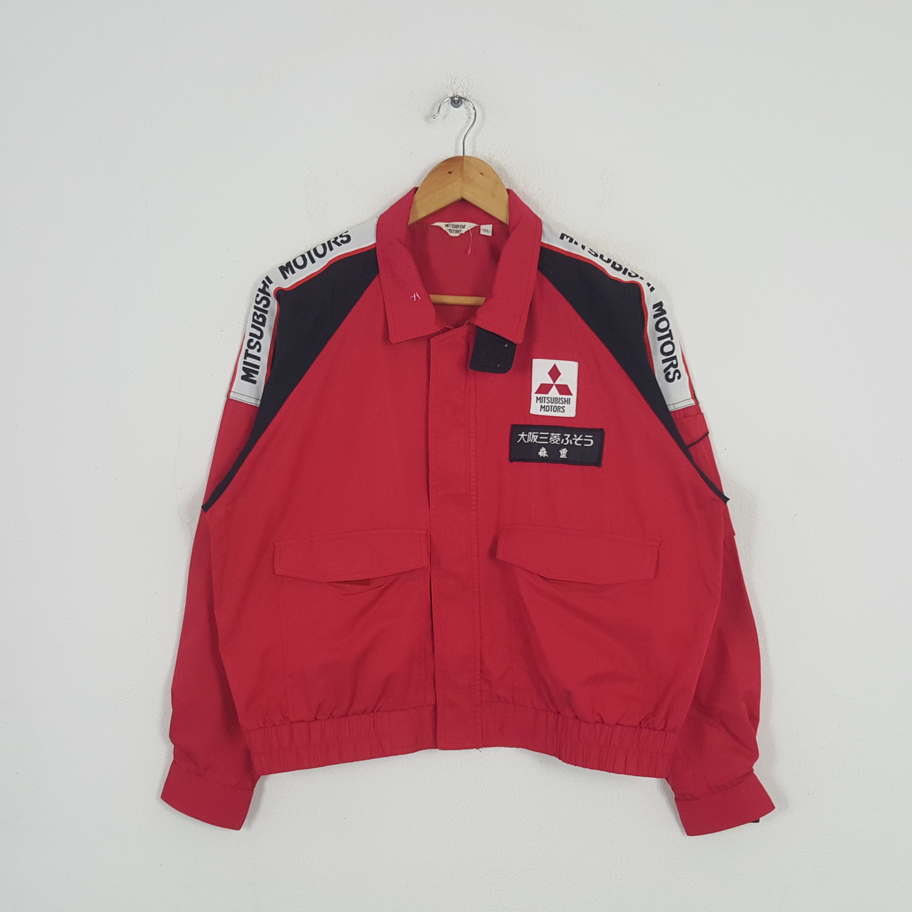 Japanese Brand × Vintage Vintage Mitsubishi Motors Japanese Racing Windbreaker Jacket Size US L / EU 52-54 / 3 - 3 Thumbnail