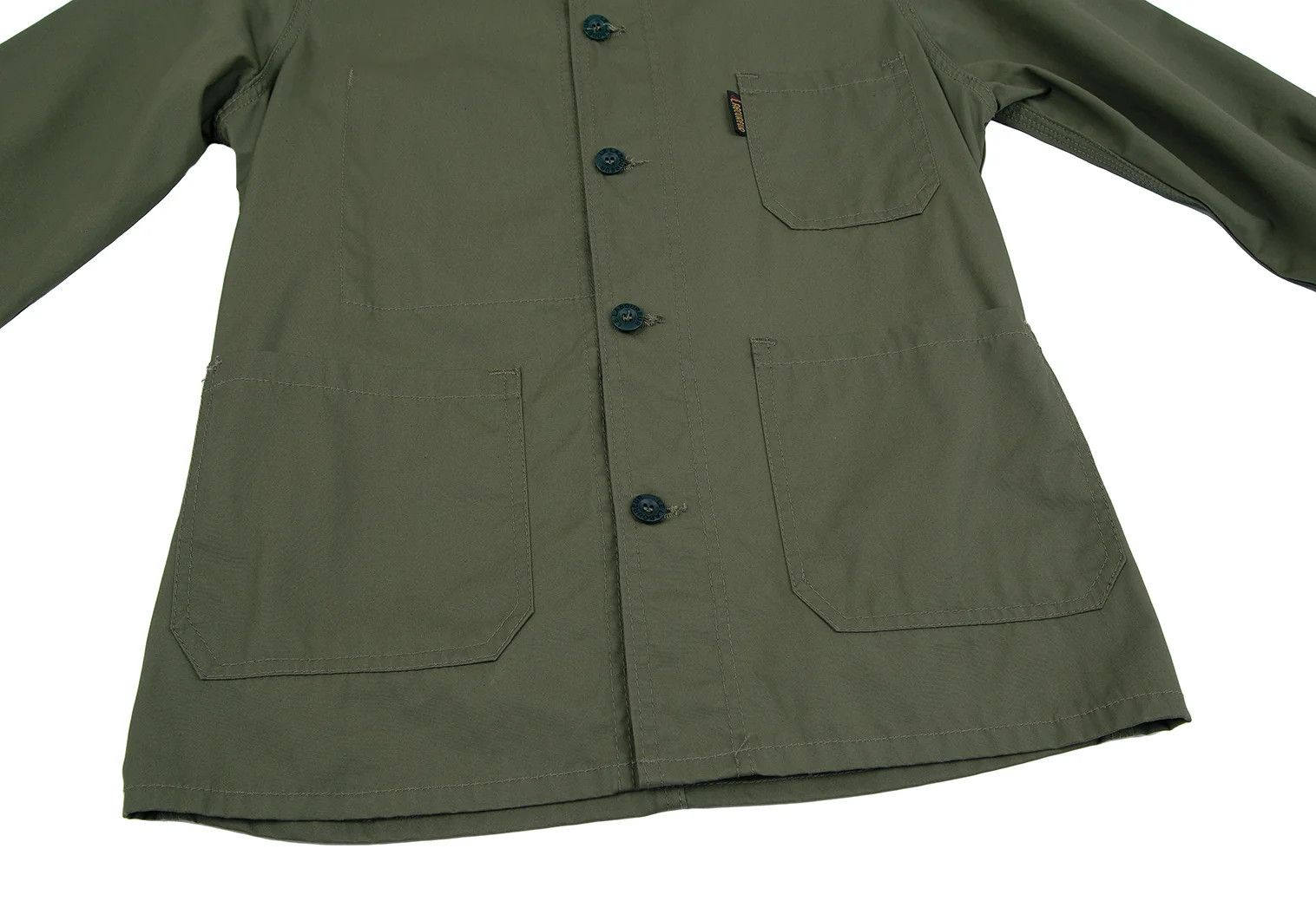Junya Watanabe Olive Work Jacket with French Fabric, Size S Size US S / EU 44-46 / 1 - 10 Thumbnail