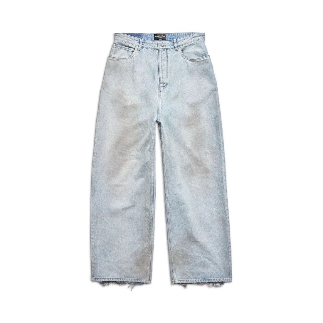 Balenciaga baggy pants in blue dirty effect Size US 33 - 1 Thumbnail