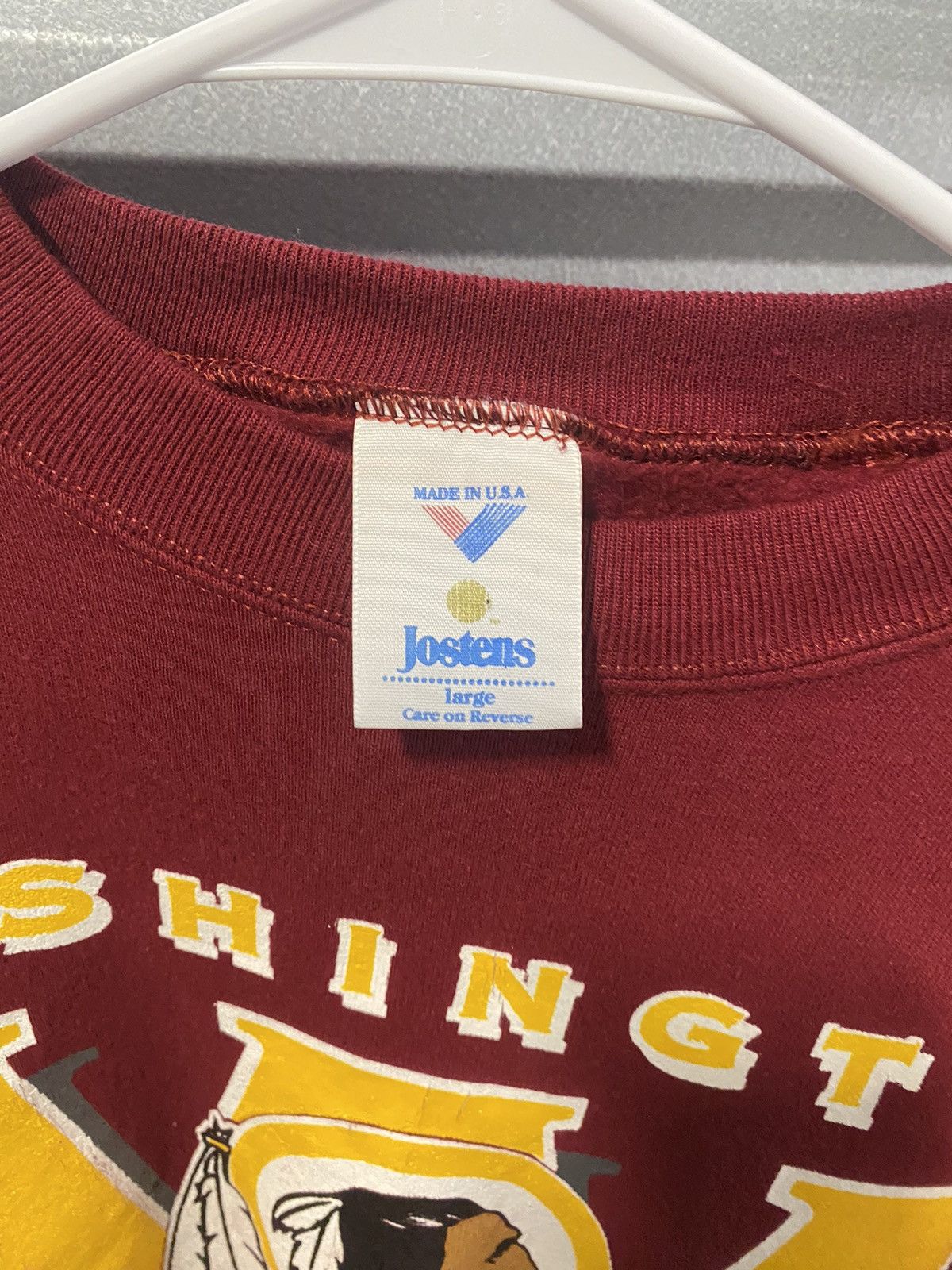 NFL × Vintage 1990’s Redskins Sweatshirt Size US L / EU 52-54 / 3 - 3 Thumbnail