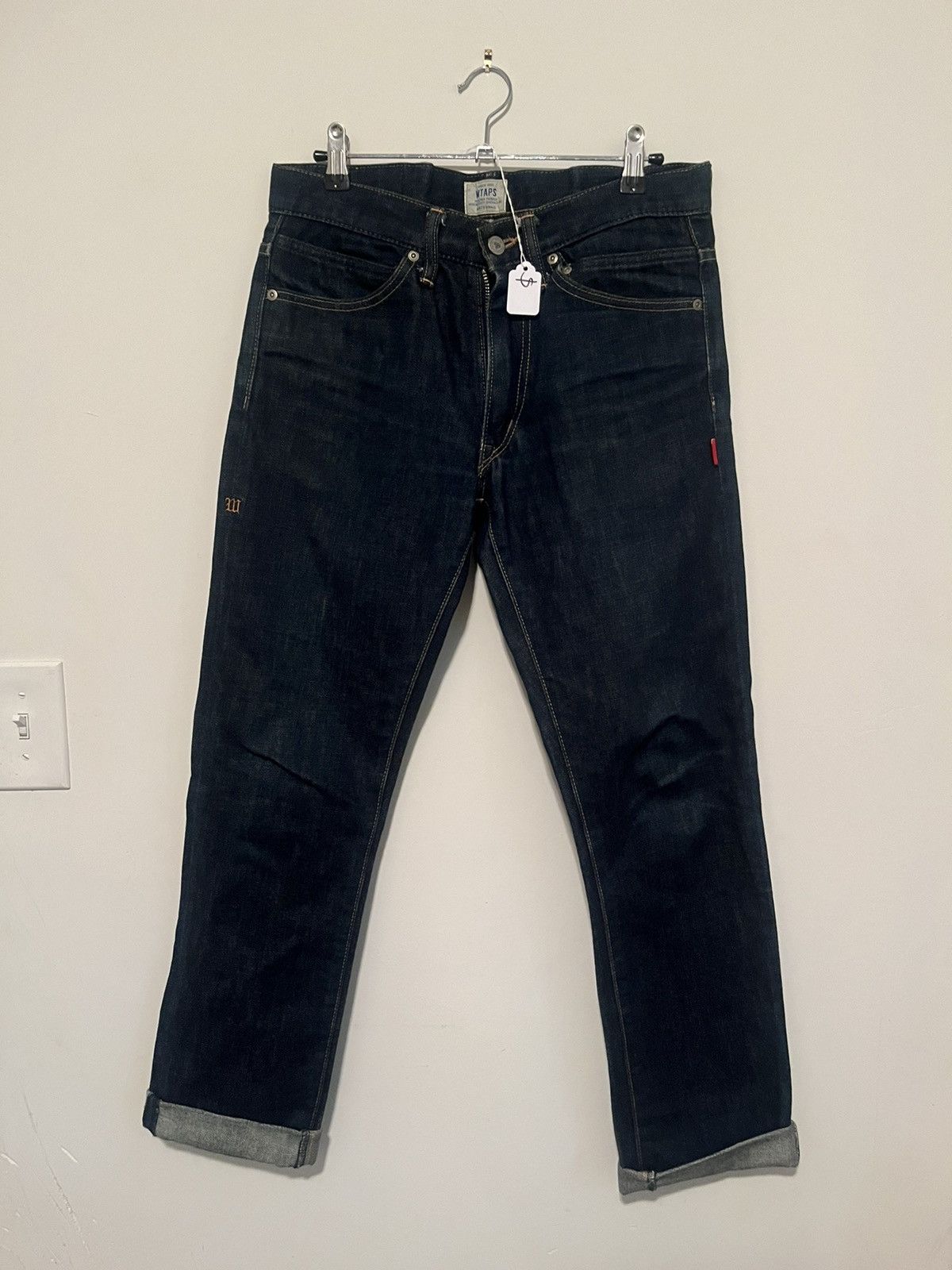Wtaps Wtaps Straight Leg Dark Blue Denim Size US 29 - 1 Thumbnail