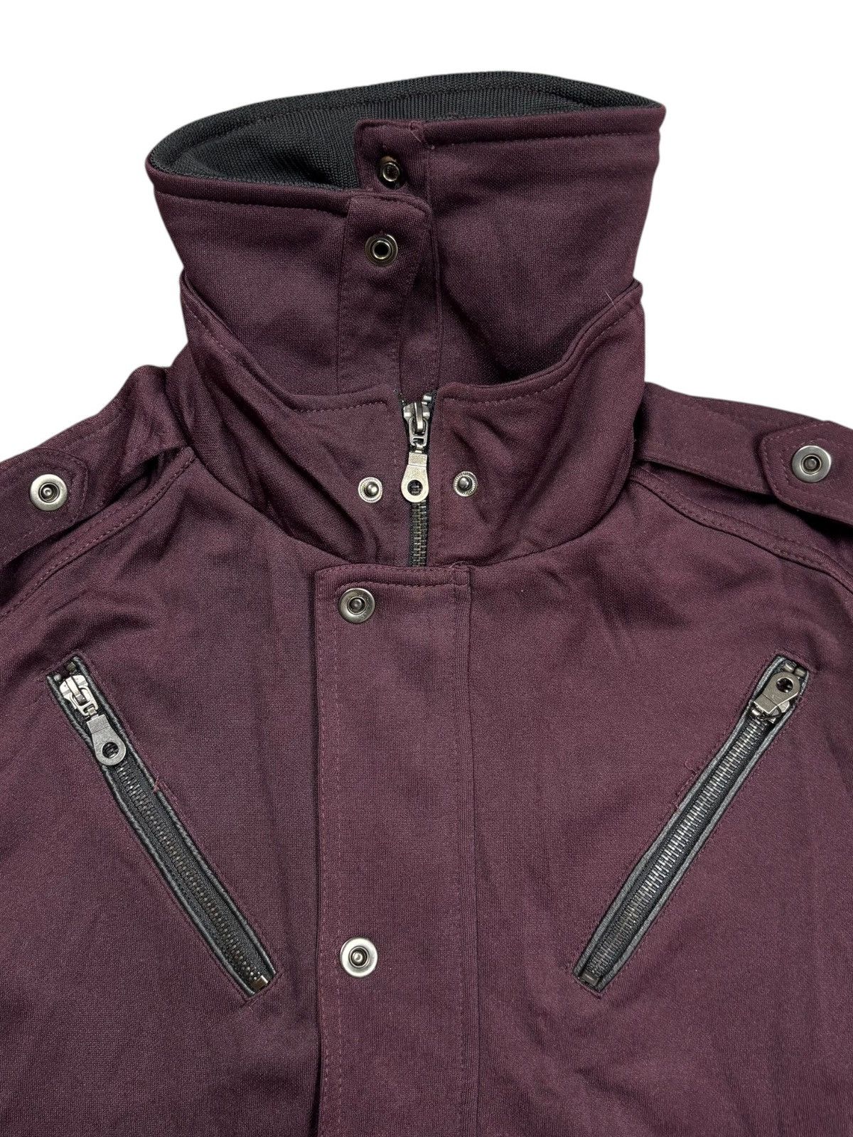 BUFFALO BOBS 2000s Semantic Design - Red Wine Vkei Style Jacket Size US M / EU 48-50 / 2 - 6 Thumbnail