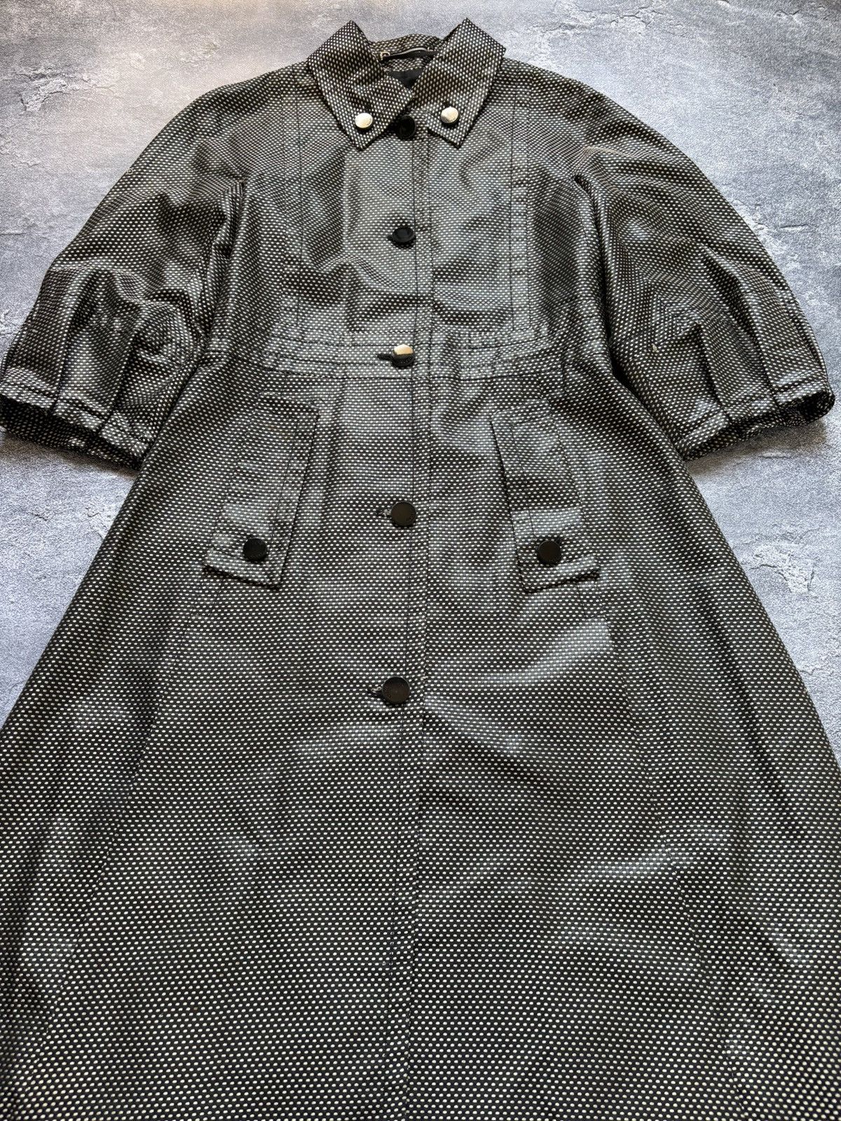Gucci Archival GUCCI 2007 Frida Giannini Luxury Polka Dot Coat Size XS / US 0-2 / IT 36-38 - 4 Thumbnail