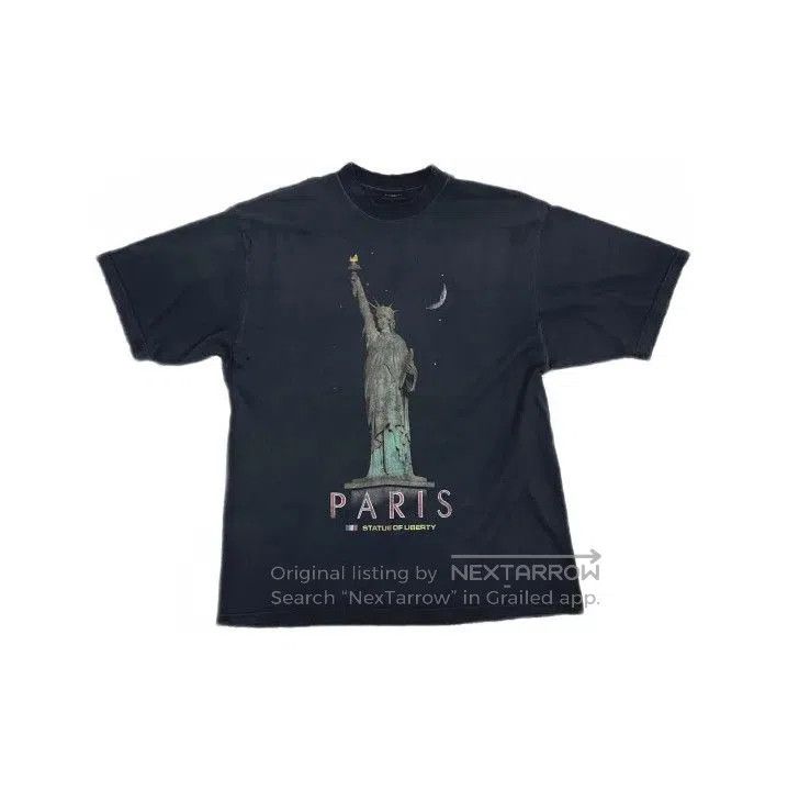 Balenciaga Balenciaga Graphic Letter Print Black T-Shirt. Size US S / EU 44-46 / 1 - 2 Thumbnail