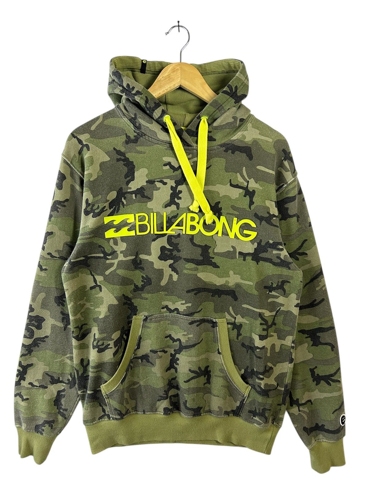 Billabong × Vintage Rare🔥Billabong Camo Surfing Hoodie Size US L / EU 52-54 / 3 - 1 Thumbnail