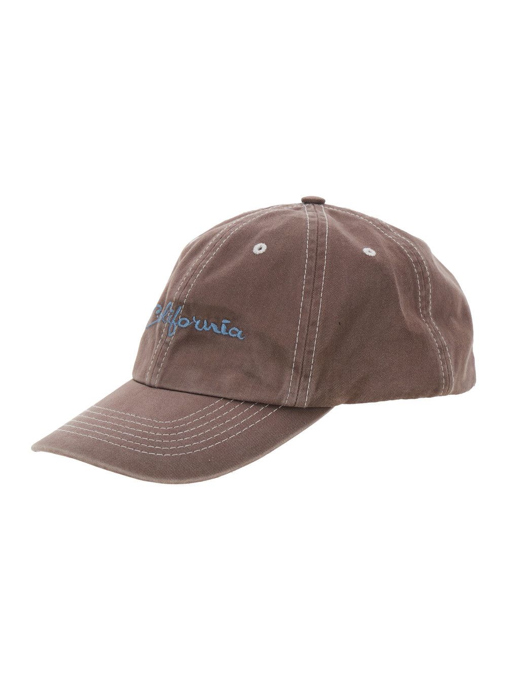 ERL California Baseball Cap with Front Lettering in Brown Cotton for Men Size ONE SIZE - 1 Thumbnail