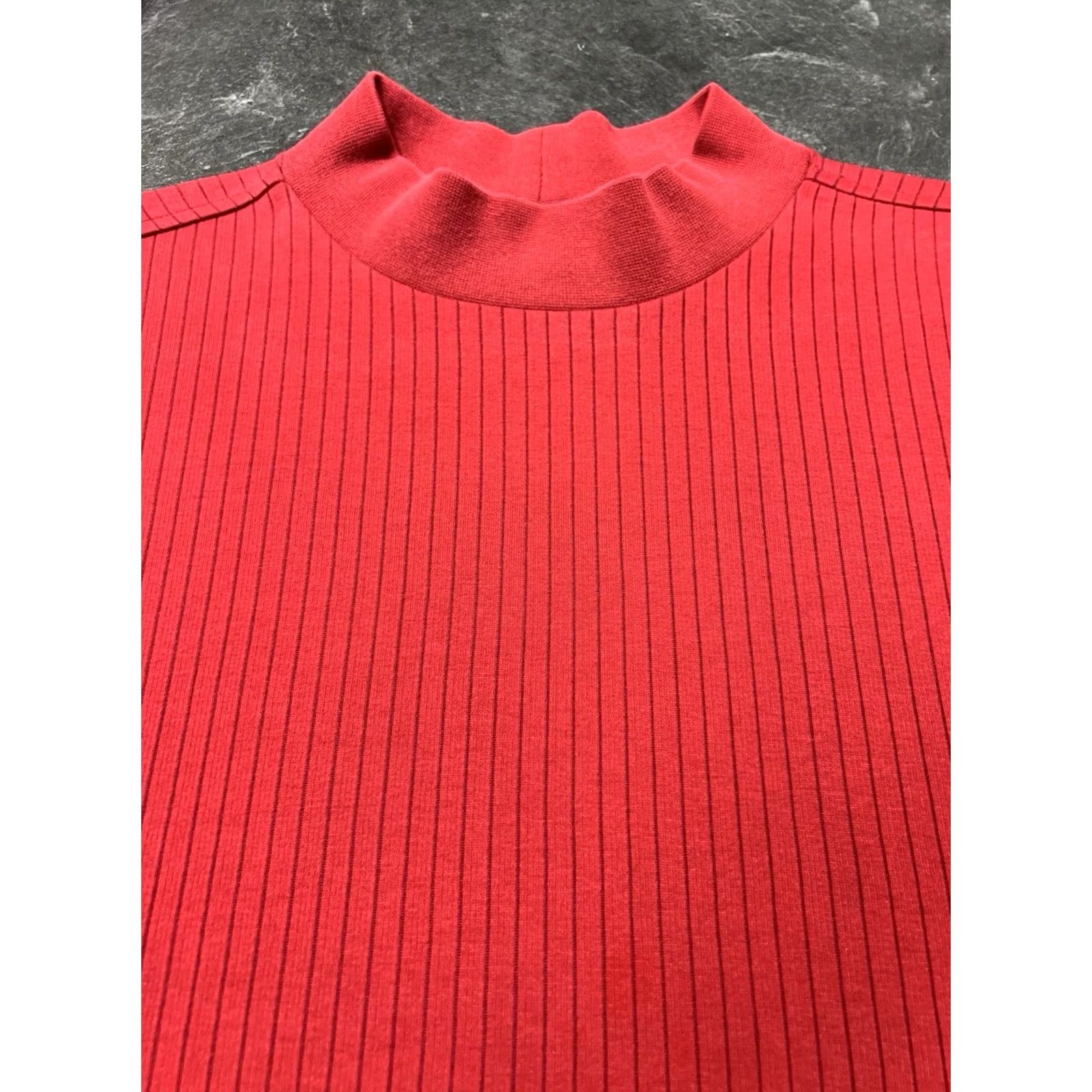Nike Nike Golf Dri-FIT Ribbed Mock Neck Long Sleeve Shirt Men’s 2XL Burgundy Red Size US XXL / EU 58 / 5 - 3 Thumbnail