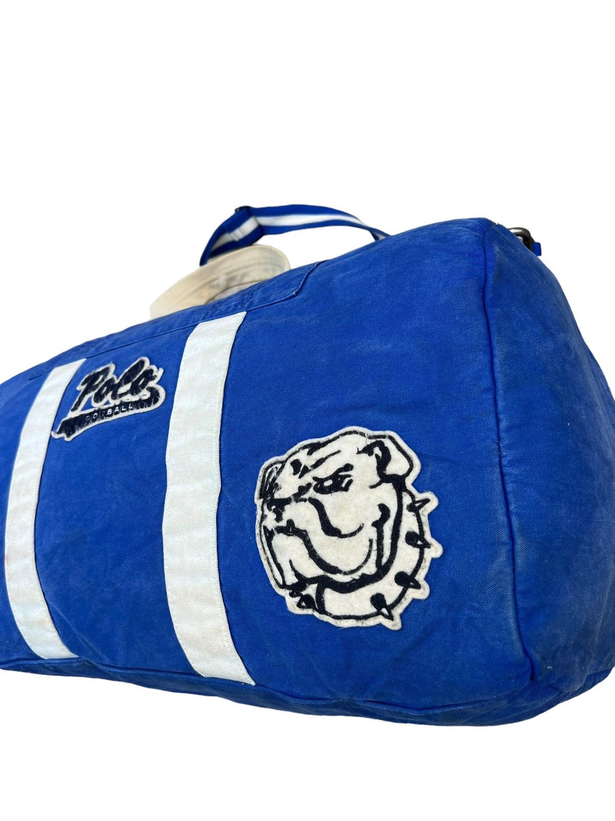 Polo Ralph Lauren Vintage Ralph Lauren Football Muddy Dirty Duffle Teavel Bag Size ONE SIZE - 8 Thumbnail