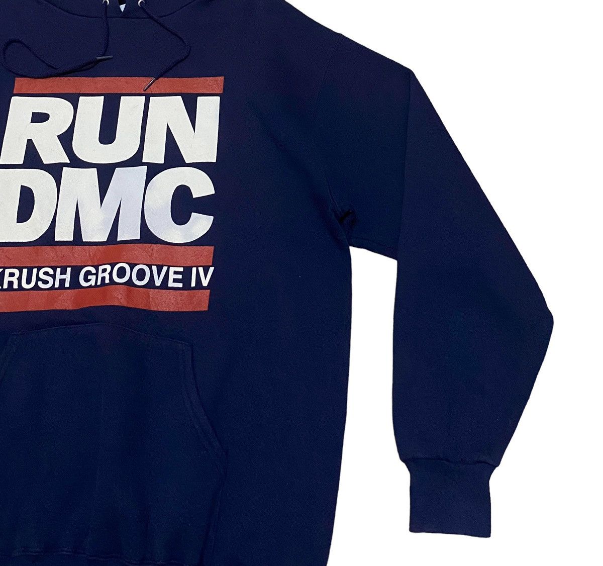 RUN DMC × Vintage Vintage Band Rapper Hip Hop Run Dmc Made In Usa Hoodie 1990s Size US M / EU 48-50 / 2 - 6 Thumbnail