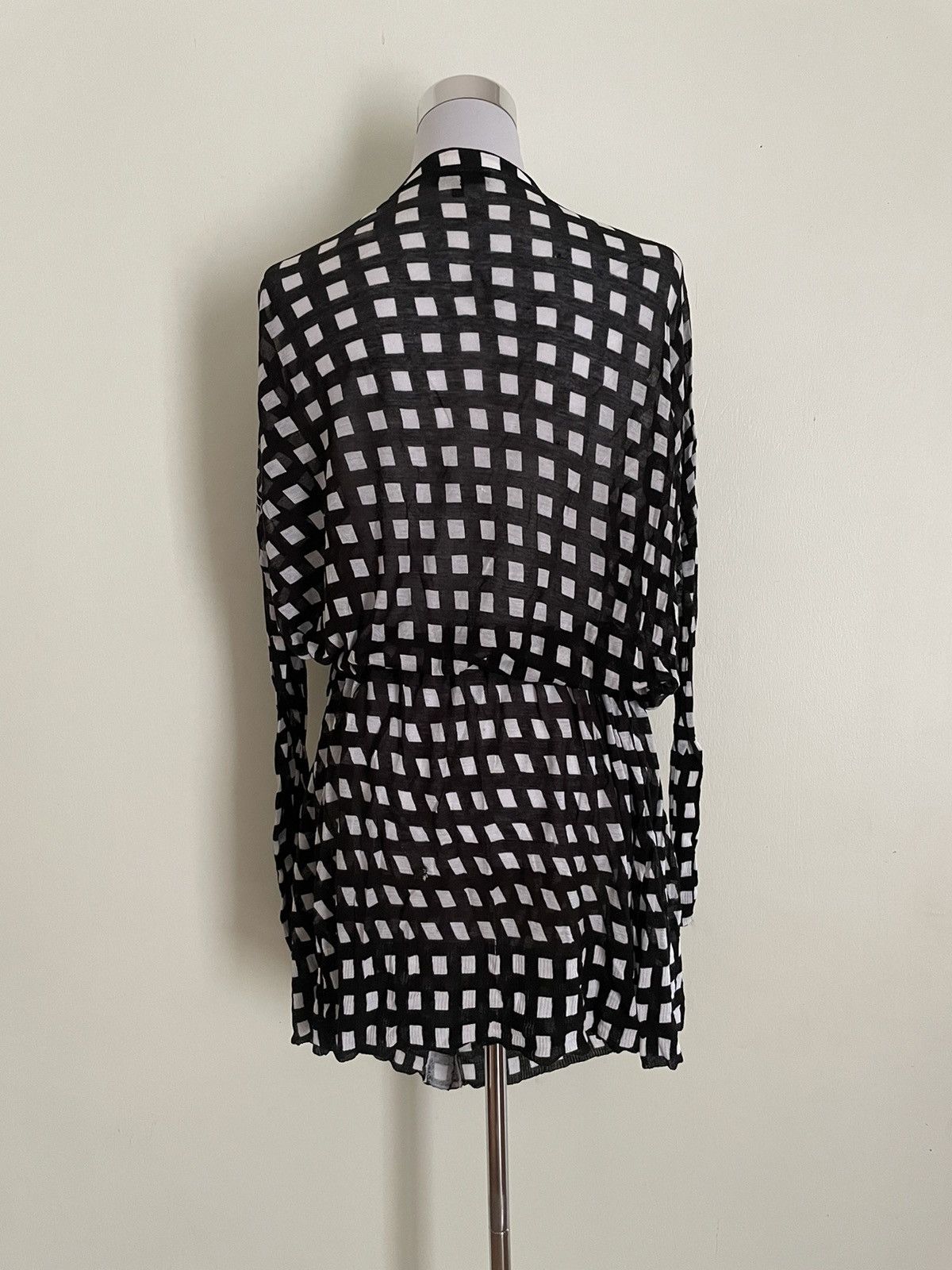 Rag & Bone Rag & Bone Belted Rope Black White Midi Dress Size S / US 4 / IT 40 - 3 Thumbnail