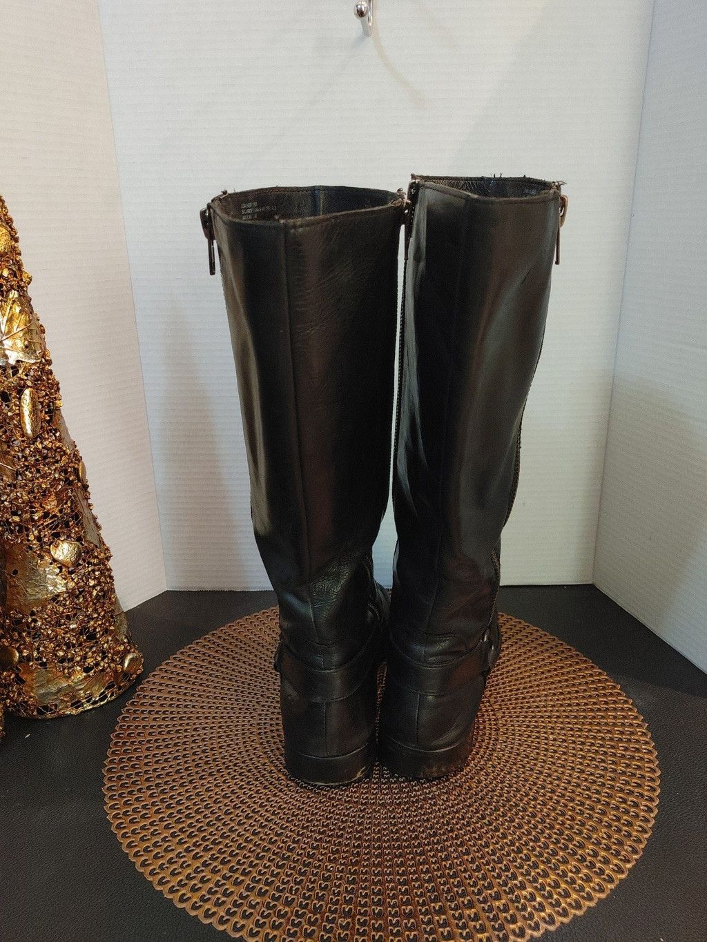 Born Born Leather Riding Boots Size 10M Size US 10 / IT 40 - 6 Thumbnail