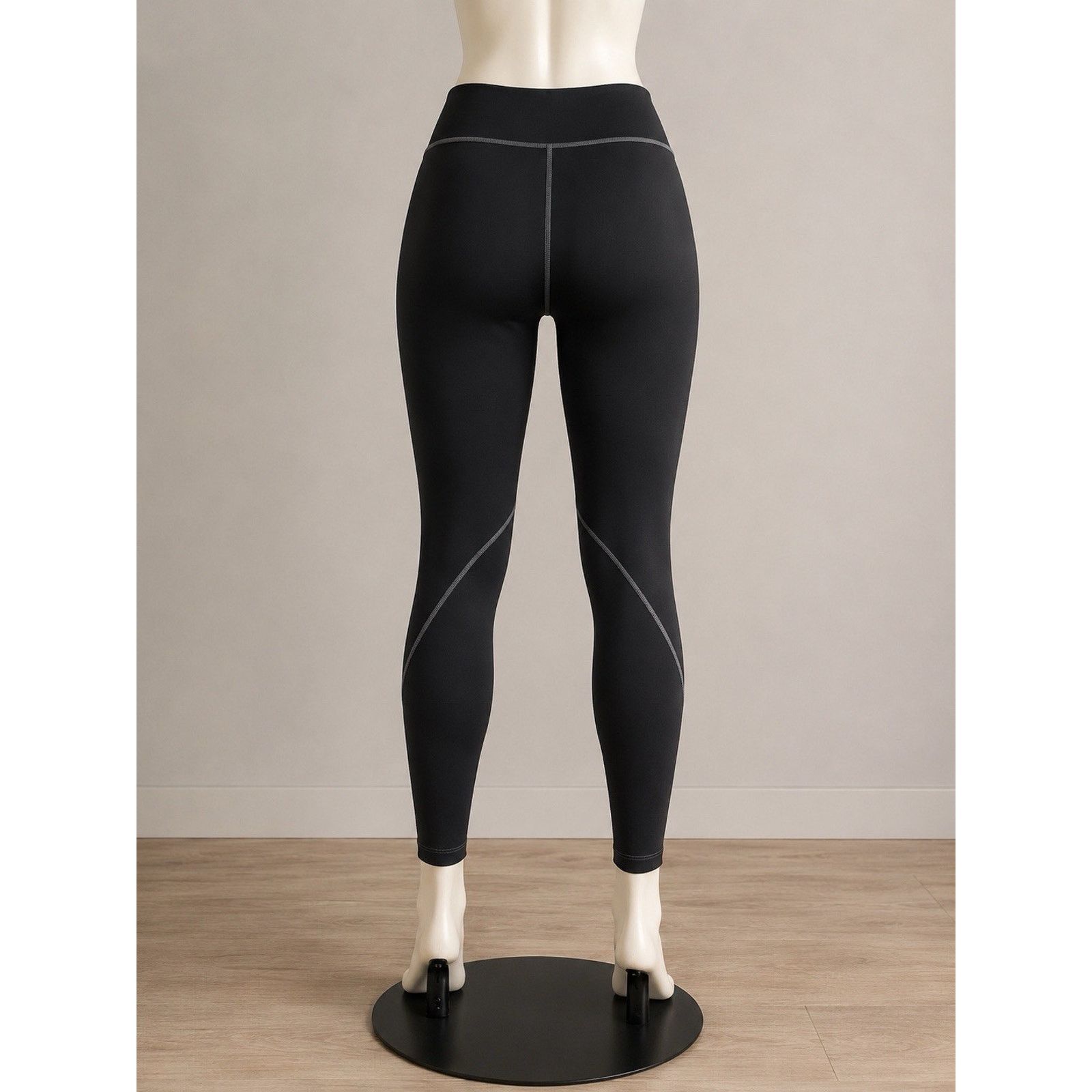 Zara ZARA Black Ankle Leggings Elastic Waist Women's Size XL Size 38" / US 16 / IT 52 - 4 Thumbnail