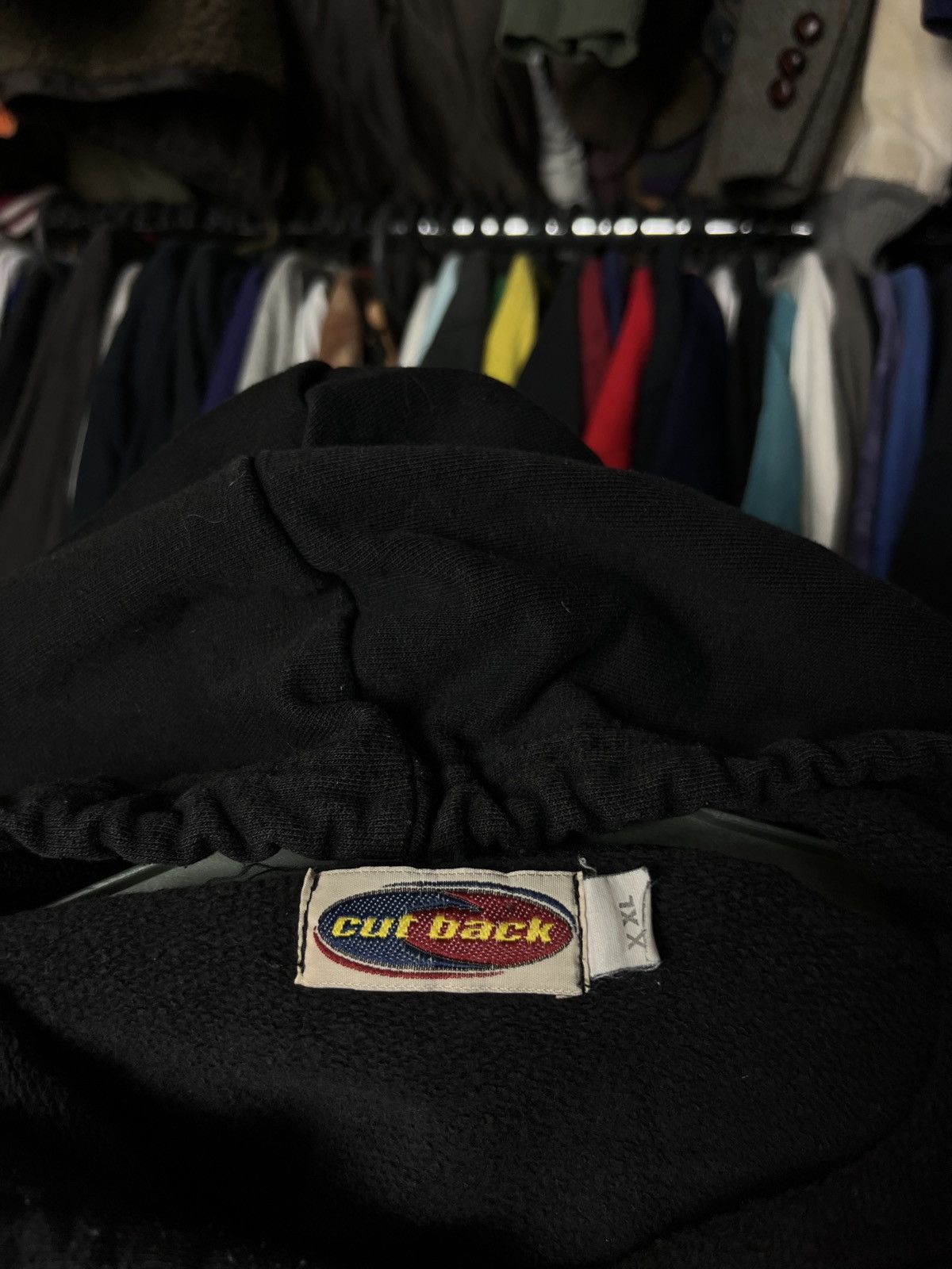 Vintage 1980s ARCHIVE CUT BACK VINTAGE OVERSIZED CRAZY HOODIE - 1336 Size US XXL / EU 58 / 5 - 5 Thumbnail