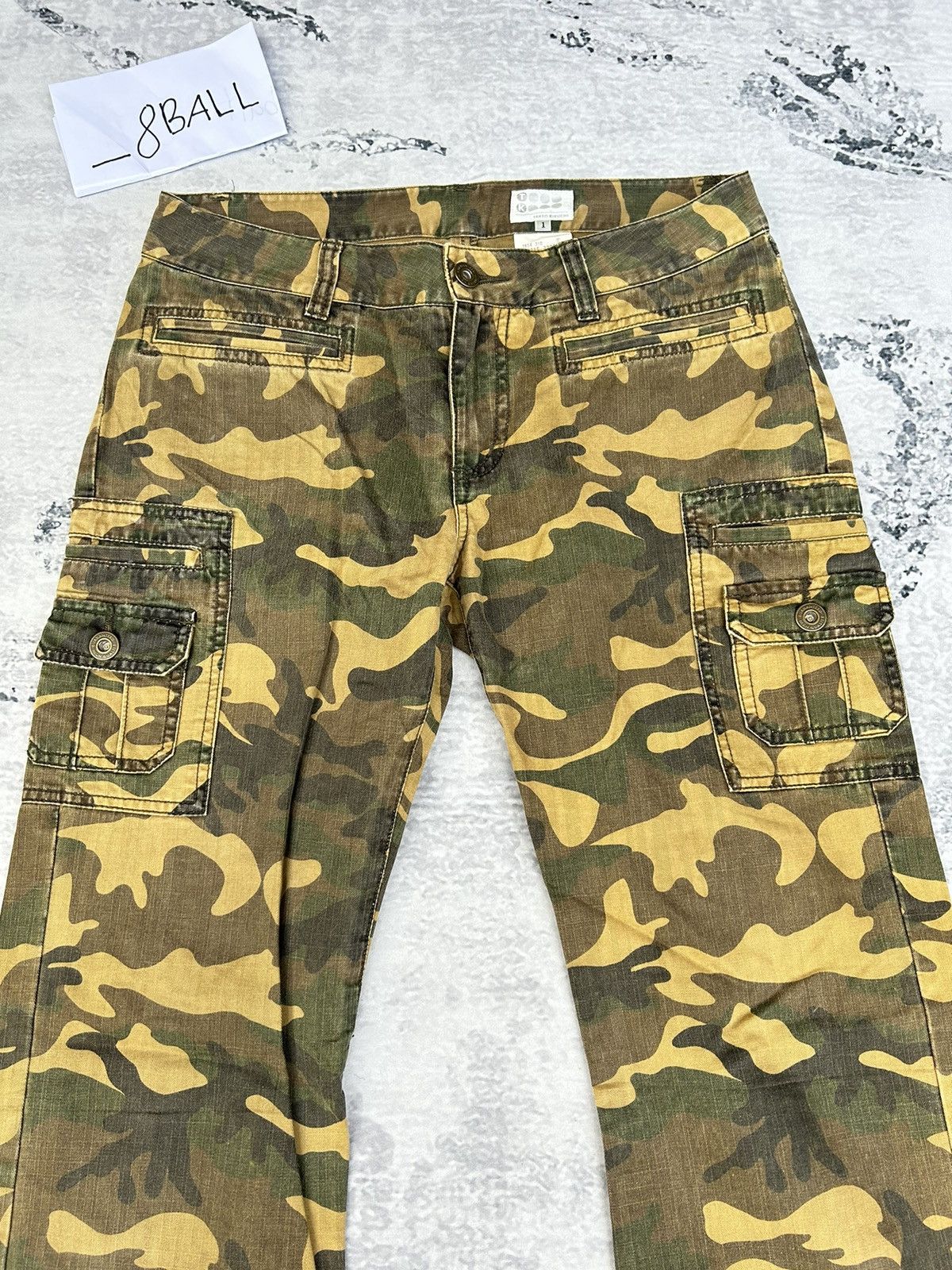 Takeo Kikuchi Takeo Kikuchi Camo Cargo Pants Size 29" - 3 Thumbnail