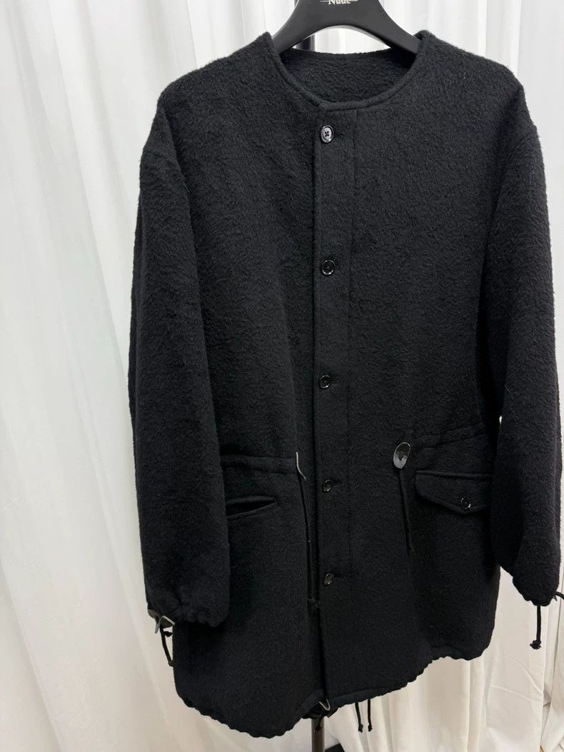 Yohji Yamamoto yohji yamamoto Plush collarless parka coat 2502-Nextarrow Size US XL / EU 56 / 4 - 2 Thumbnail