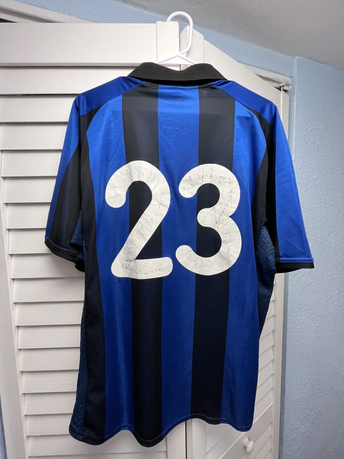 Nike Inter Milan Match Worn Player Issue 2001-02 Jersey Size US XL / EU 56 / 4 - 1 Thumbnail
