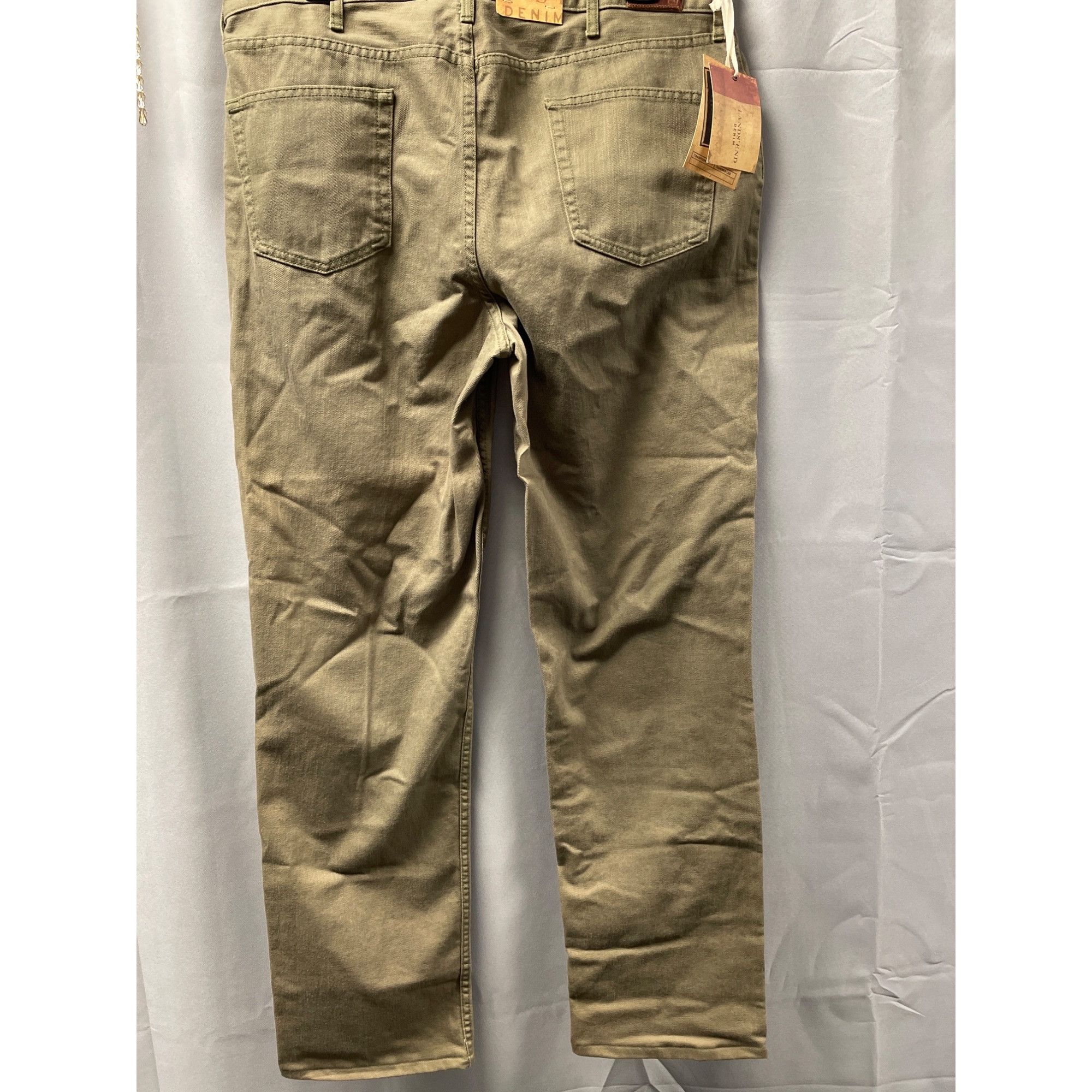 Lands' End Lands End Men's Green Traditional Fit Jeans Size 40 x 32 SKU Size US 40 / EU 56 - 2 Thumbnail