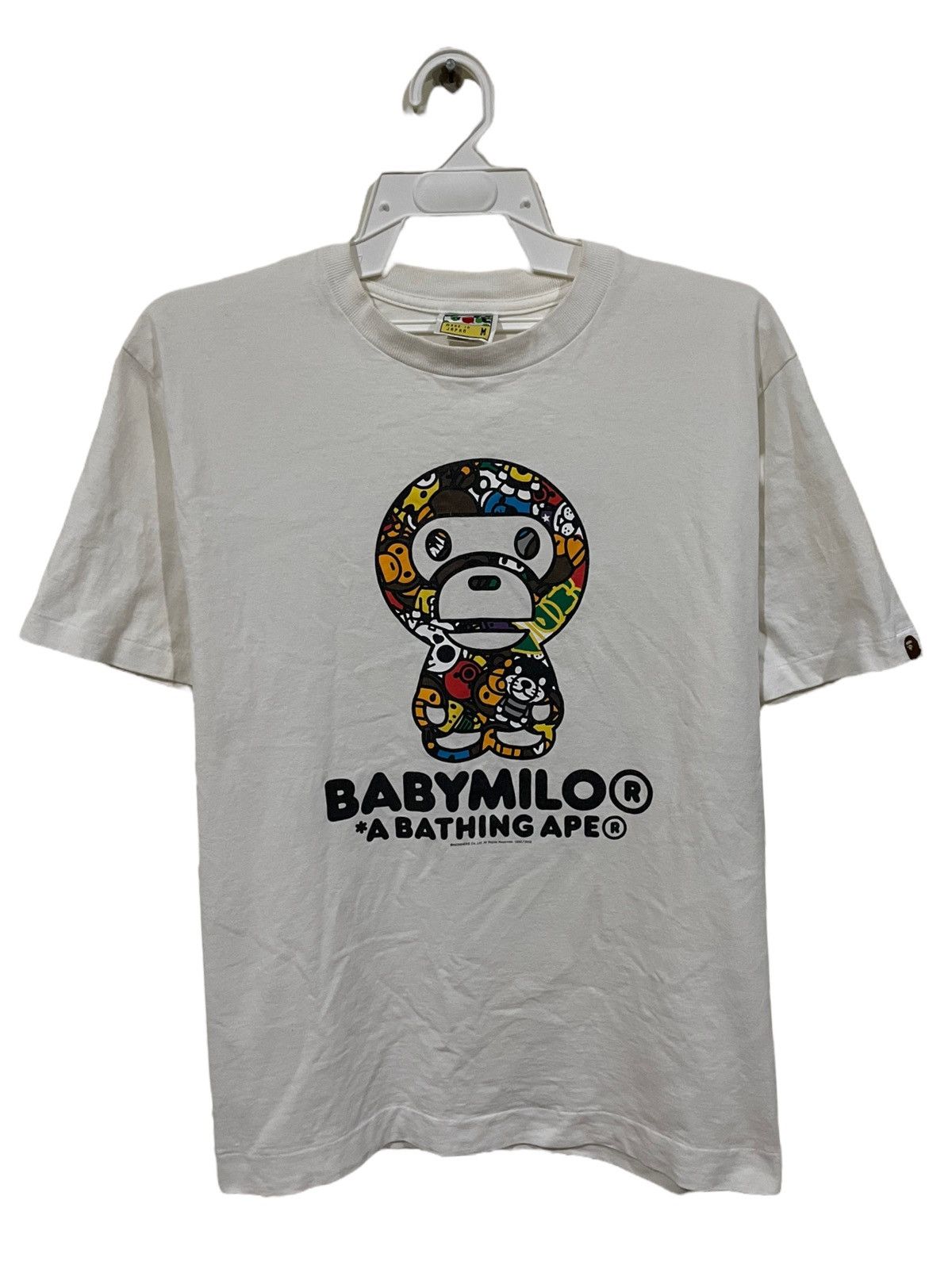 Bape VTG Babymilo A Bathing Ape Safari Tee Single Stitch Size M Size US M / EU 48-50 / 2 - 6 Thumbnail