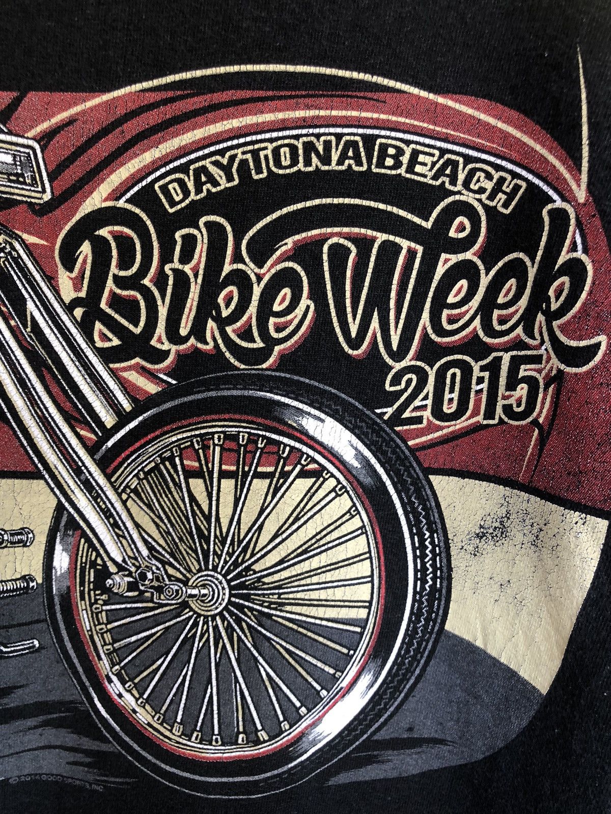 Harley Davidson × Vintage Crazy Vintage Sunfaded Bike week Daytona Beach Tshirts Size US XL / EU 56 / 4 - 12 Thumbnail