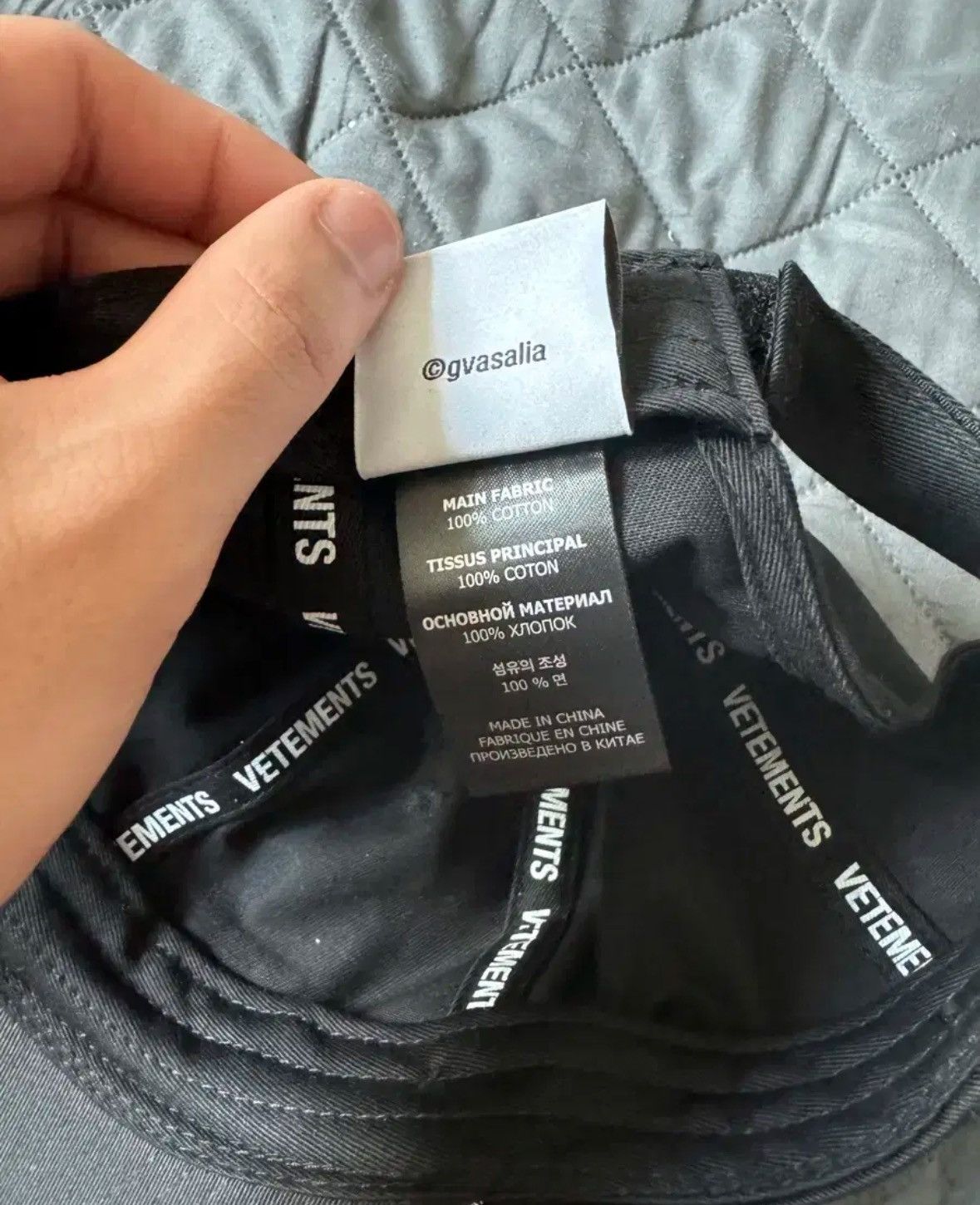 Vetements Vetements Logo Ballcap Size ONE SIZE - 6 Thumbnail
