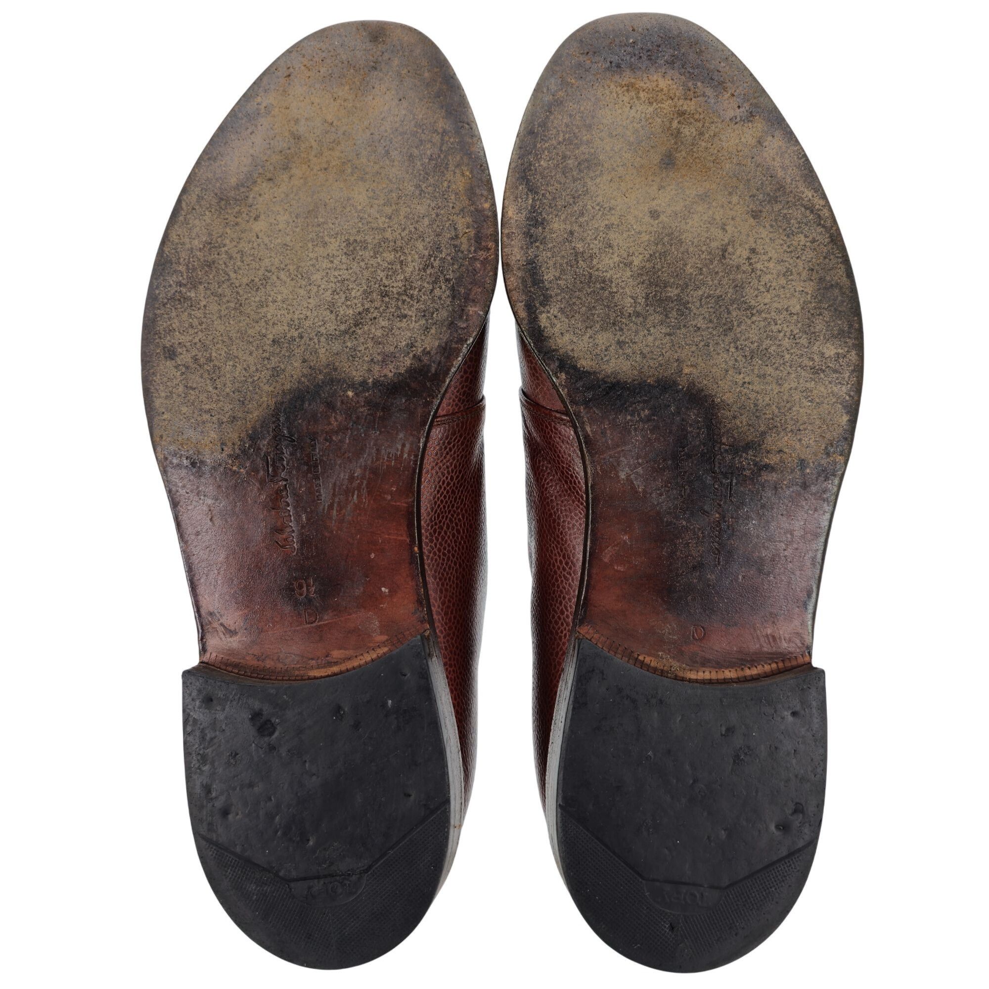 Salvatore Ferragamo Salvatore Ferragamo Italy Dress Shoes Mens 9.5 Brown Leather Size US 9.5 / EU 42-43 - 3 Thumbnail