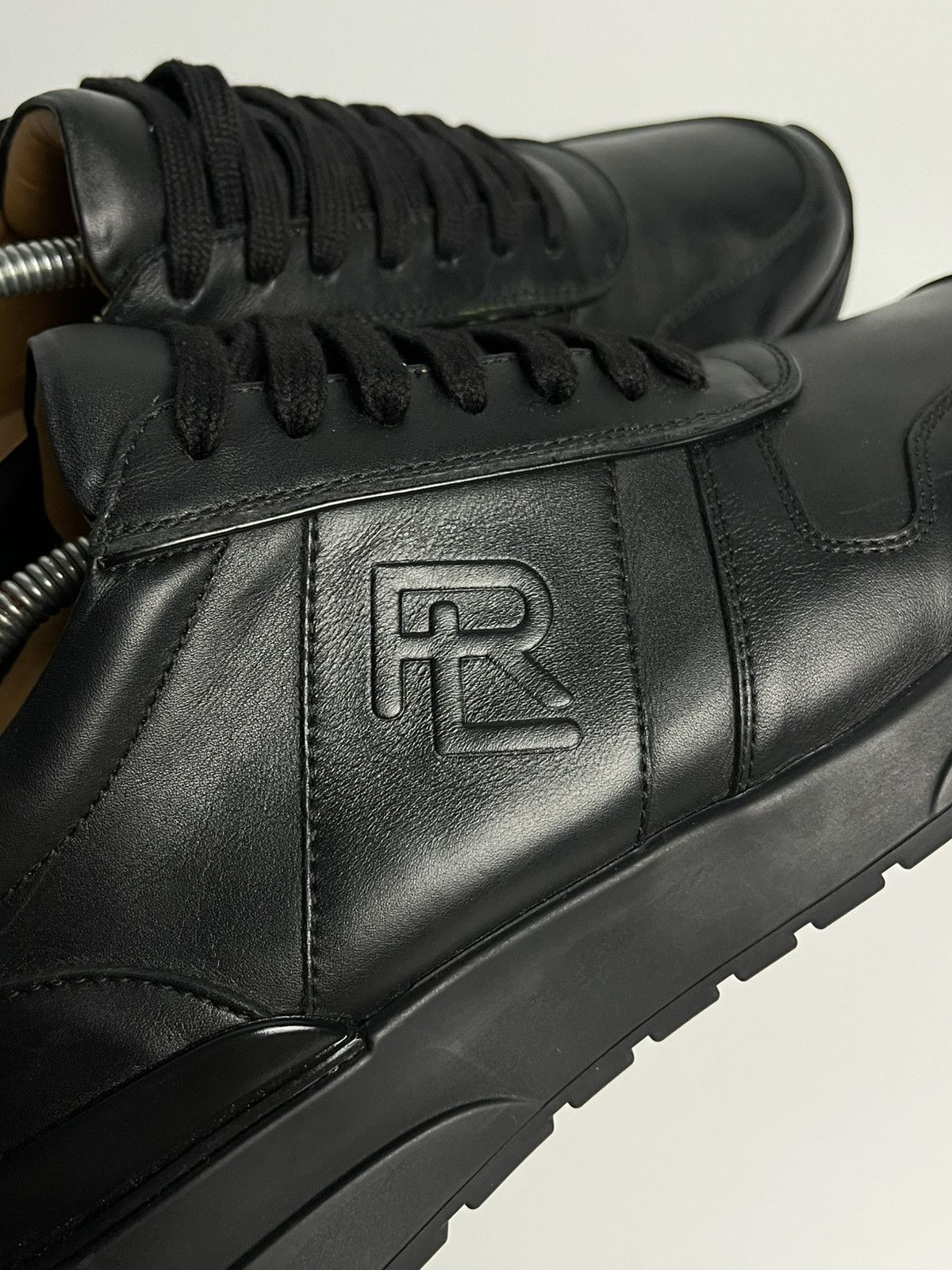 Ralph Lauren Purple Label Ralph Lauren Purple Label - Ethan Calfskin Leather Sneakers Size US 9 / EU 42 - 9 Thumbnail