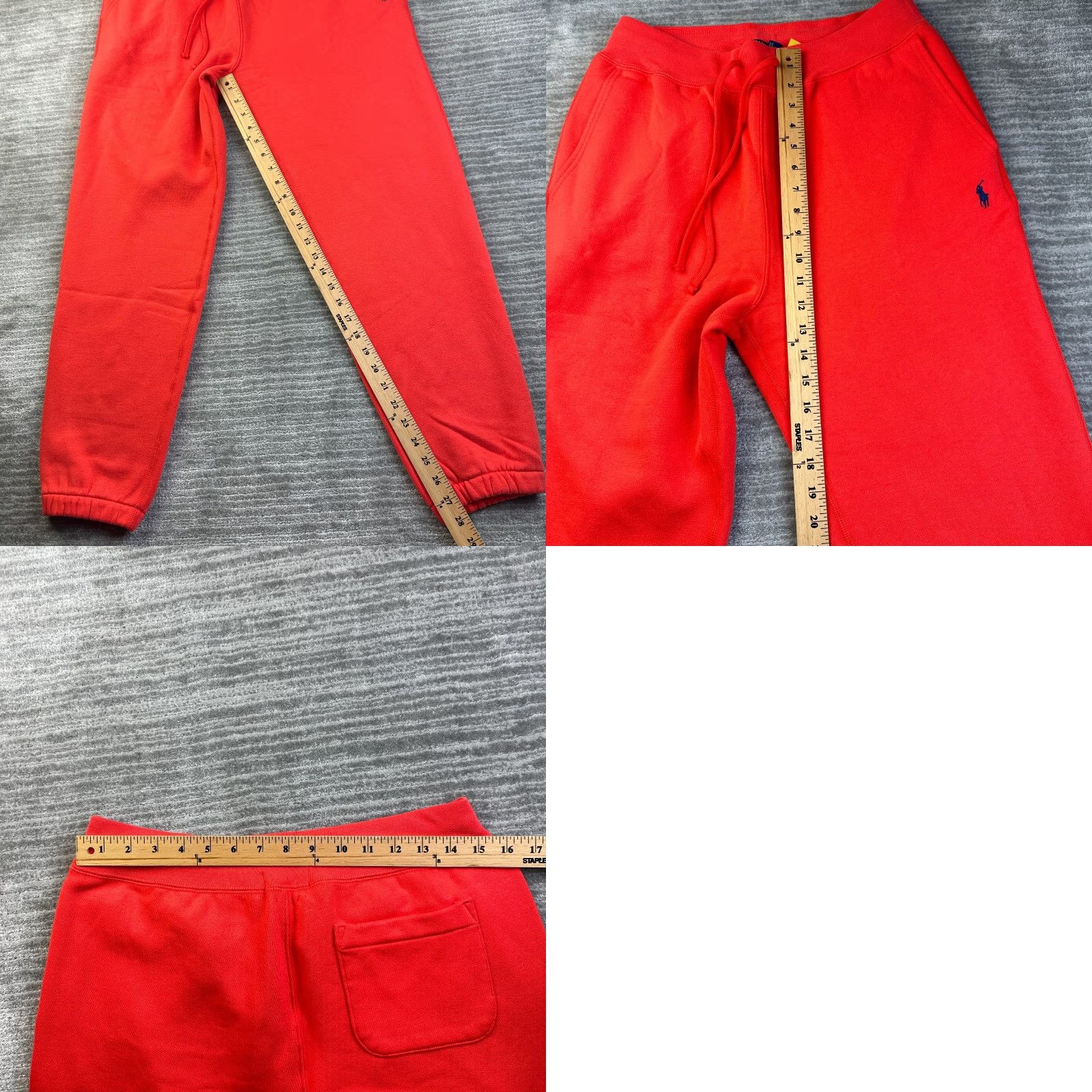 Polo Ralph Lauren Polo Ralph Lauren Pants Mens Small Red Sweatpants Pony Cuffed Big Fit Size US S / EU 44-46 / 1 - 8 Thumbnail