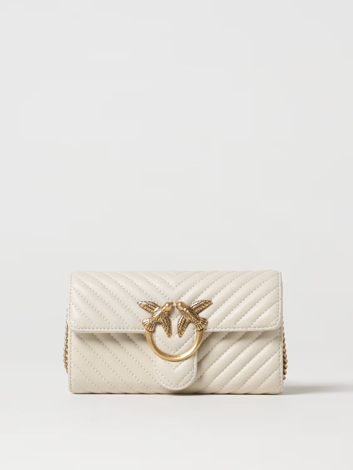 Pinko o1s22i1n0824 Size: OS / Chevron Crossbody Bag in White Size ONE SIZE - 1 Thumbnail